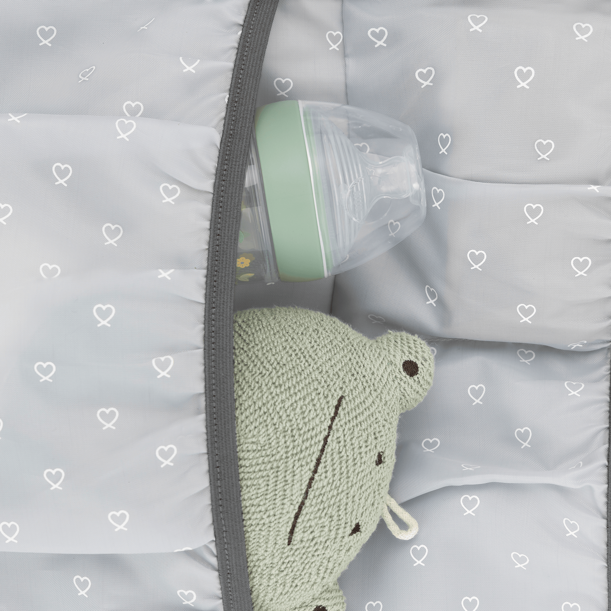 Wickelrucksäcke, ELSA & EMIL, Grau – Produktansicht