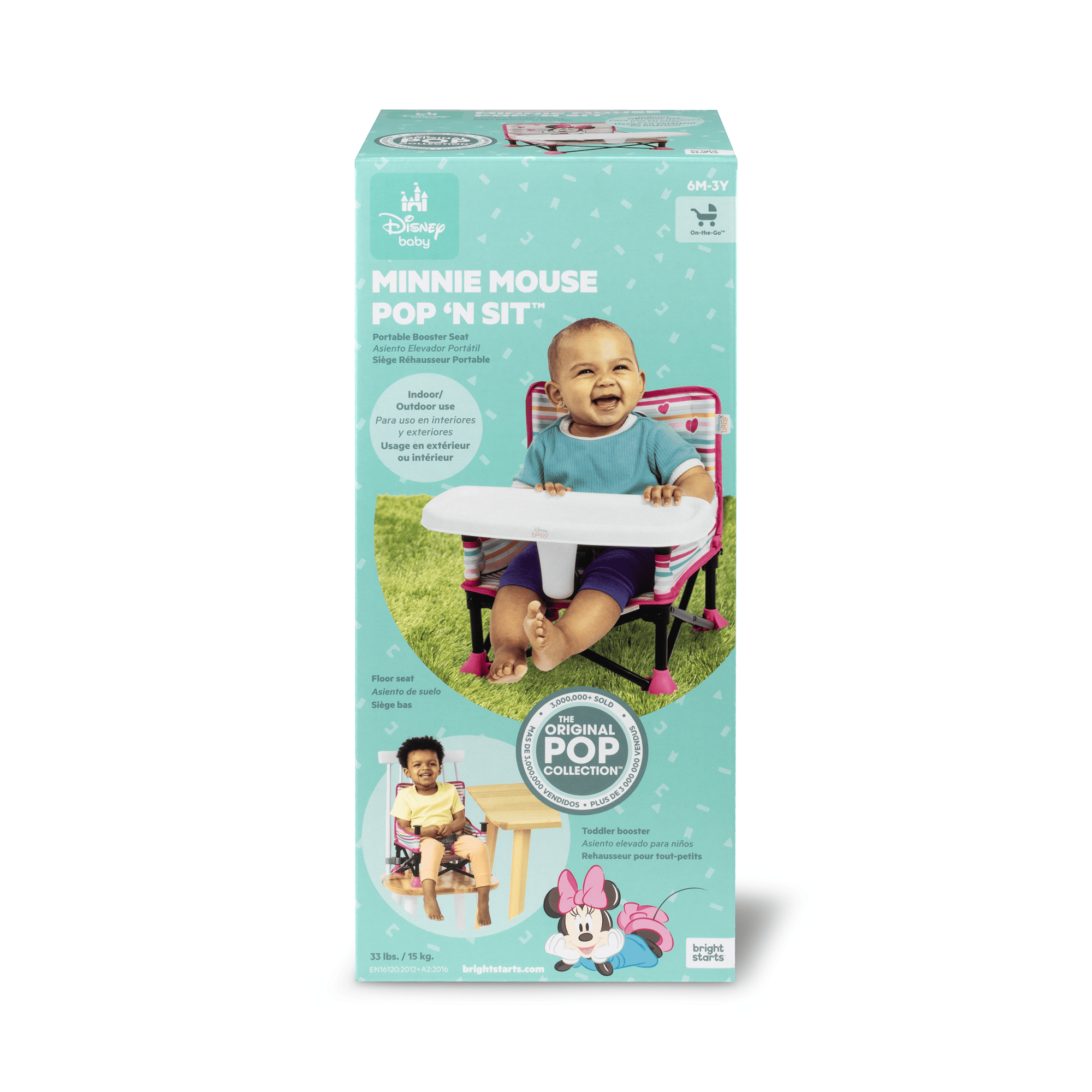 Reisehochstühle, BrightStarts, Pink – Produktansicht