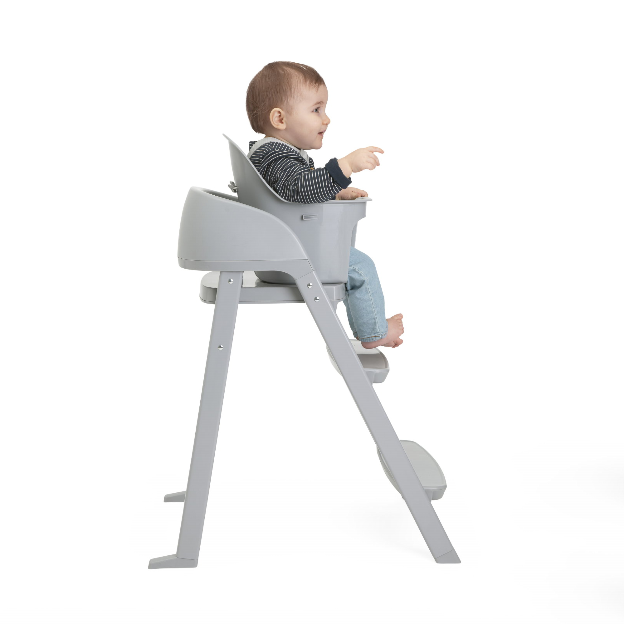 Klapphochstühle, chicco, Grau – Produktansicht