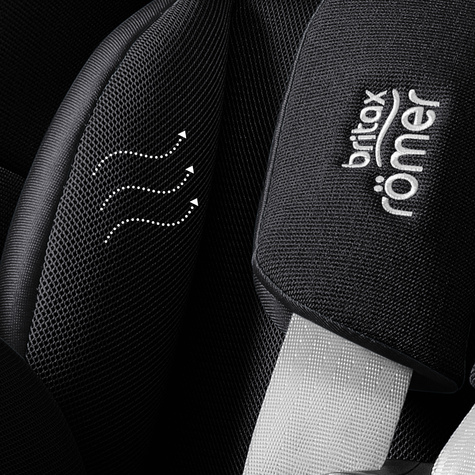 Reboarder 0-18 kg, Gruppe 0+/1, Britax Diamond, Schwarz – Produktansicht