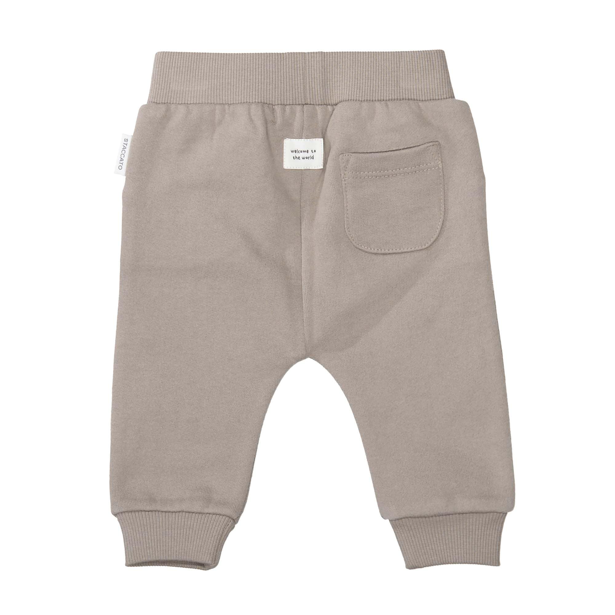 Jogginghosen, STACCATO, Braun – Besonderheit: aus 100% Bio-Baumwolle