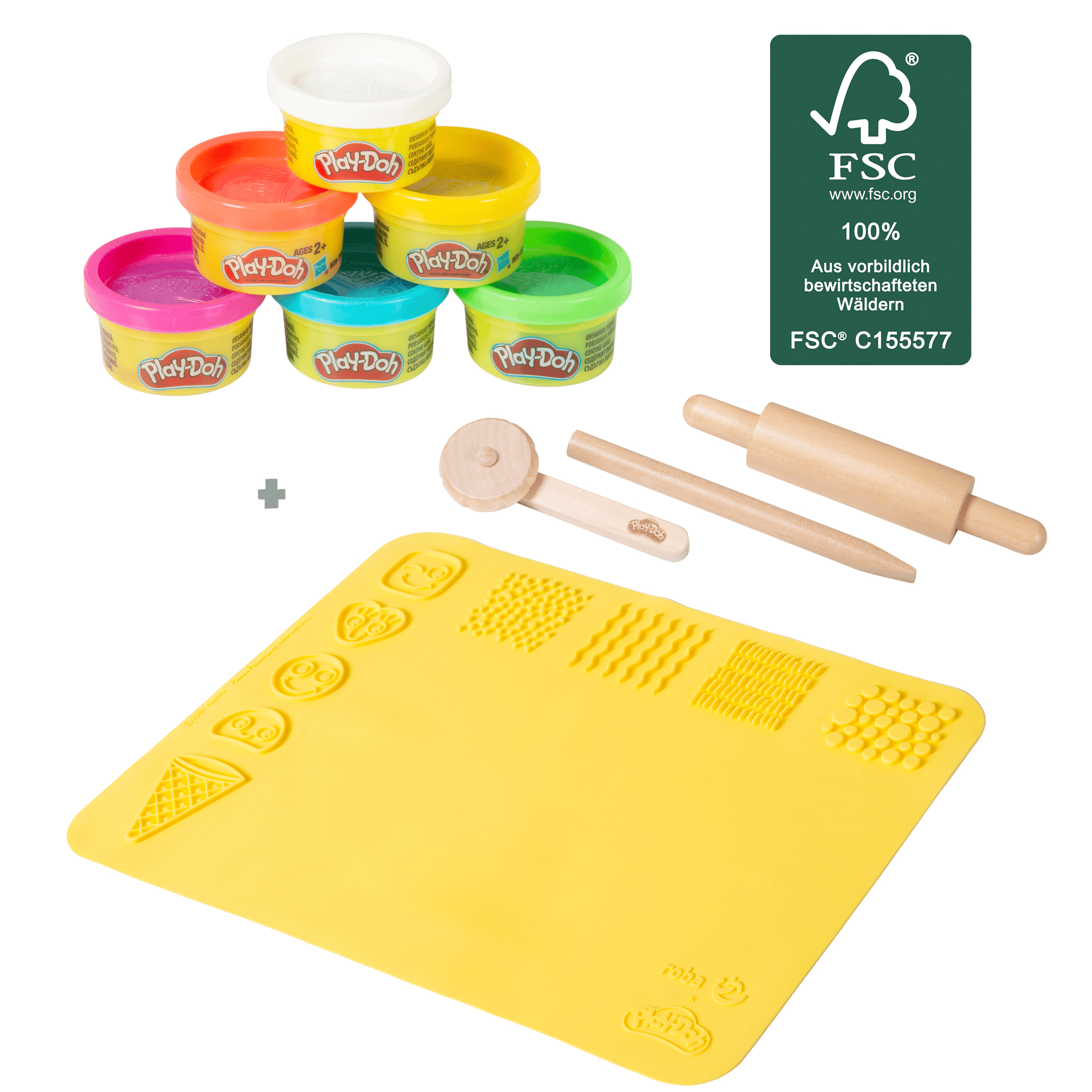 Malen & Kneten, Play-Doh, Gelb – Produktansicht