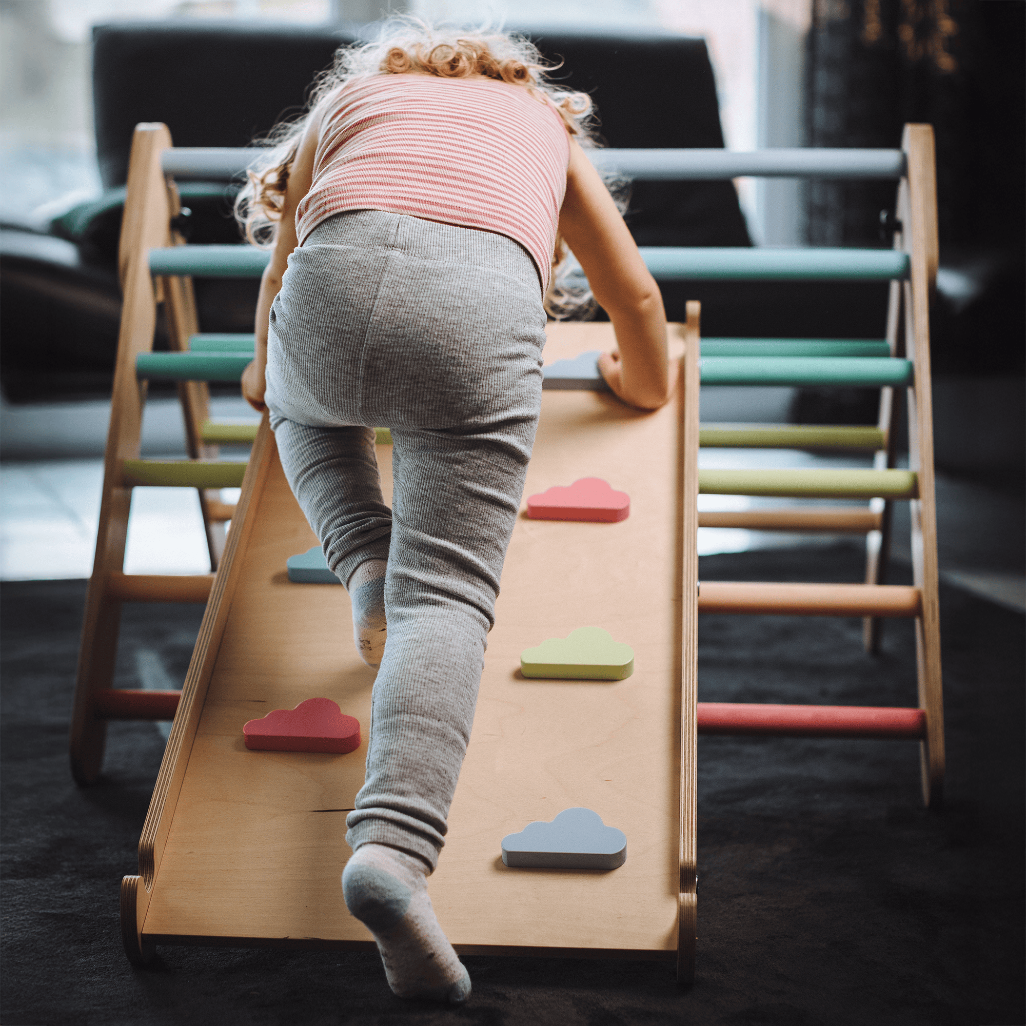 Rutschen, tiSsi, Beige – Besonderheit: doppelte Spielmöglichkeit: Klettern und Rutschen in einem