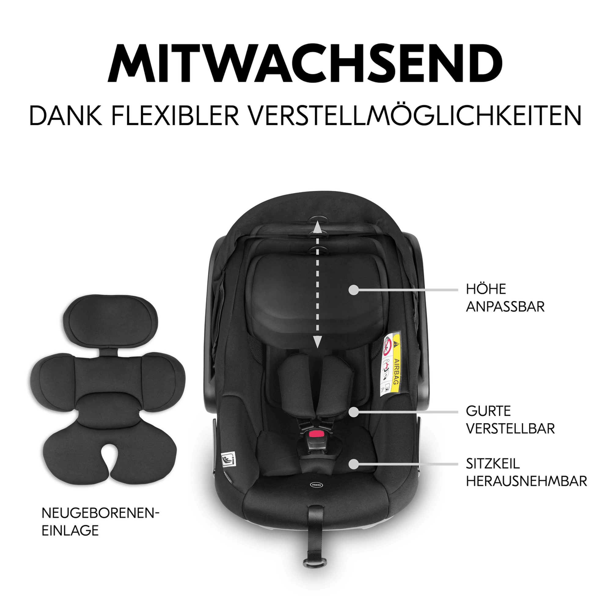 Buggys beige, hauck, Grün – Produktansicht