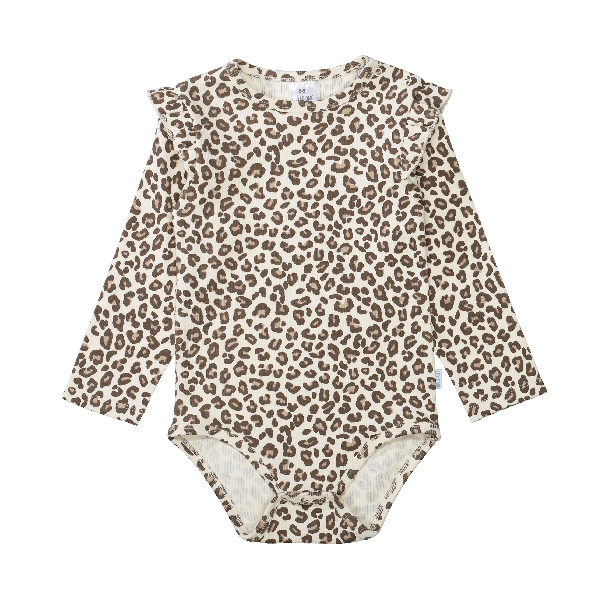 Langarmbodys, LITTLE ONE, Beige – Besonderheit: aus 95% Baumwolle
