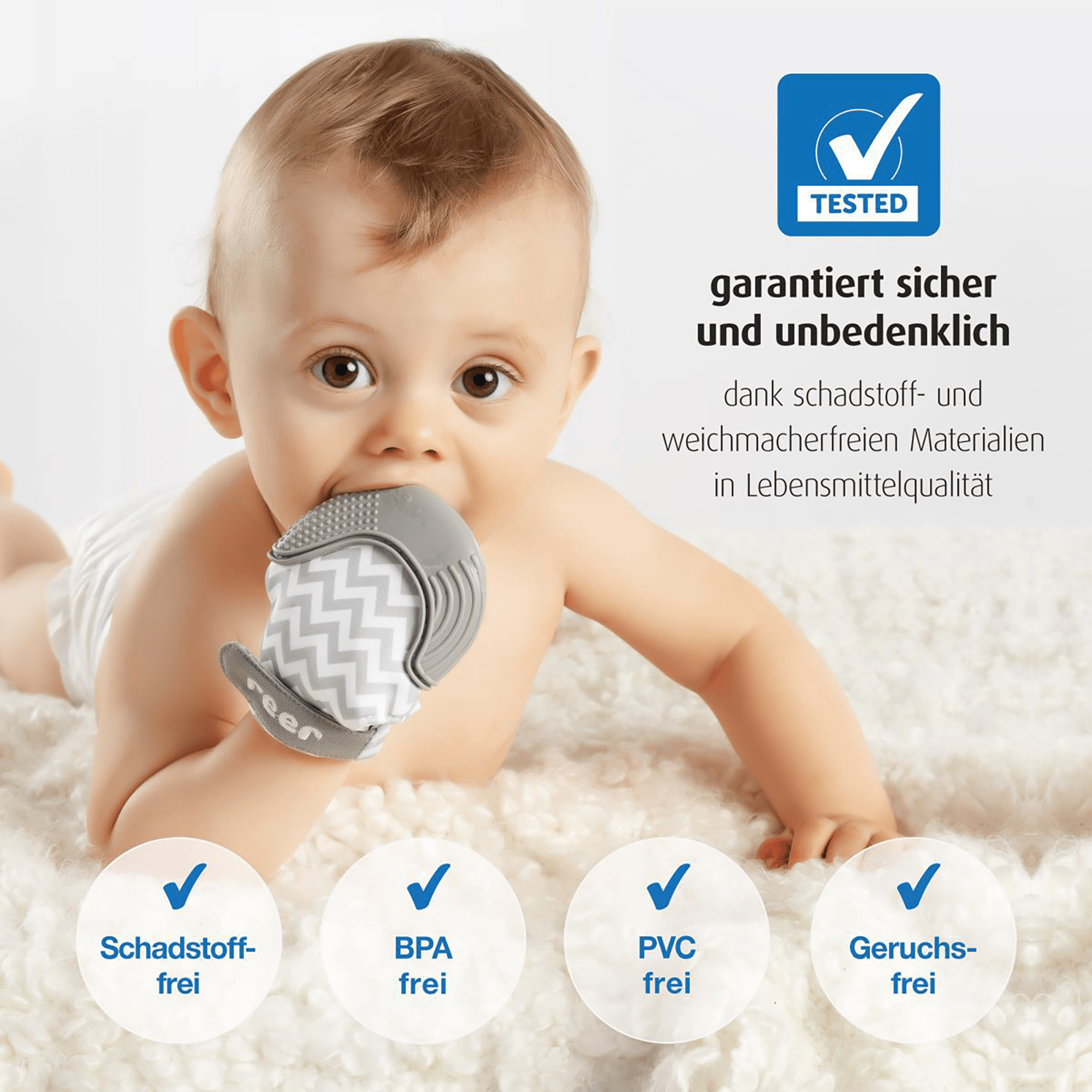 Zahnbürsten, reer, Grau – Produktansicht