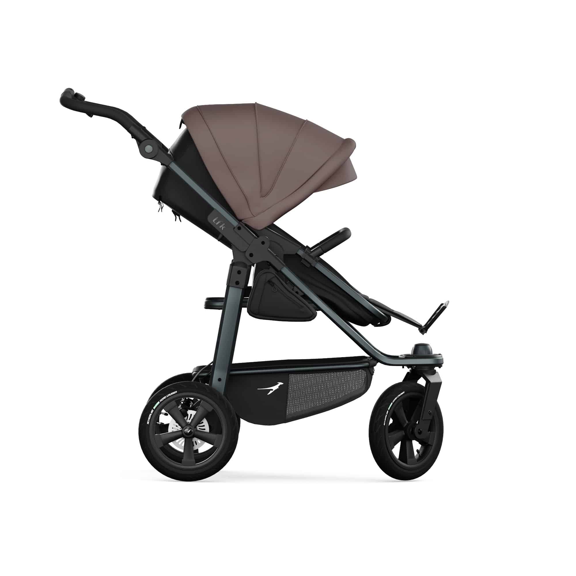 Kombi-Kinderwagen, tfk, Braun – Produktansicht