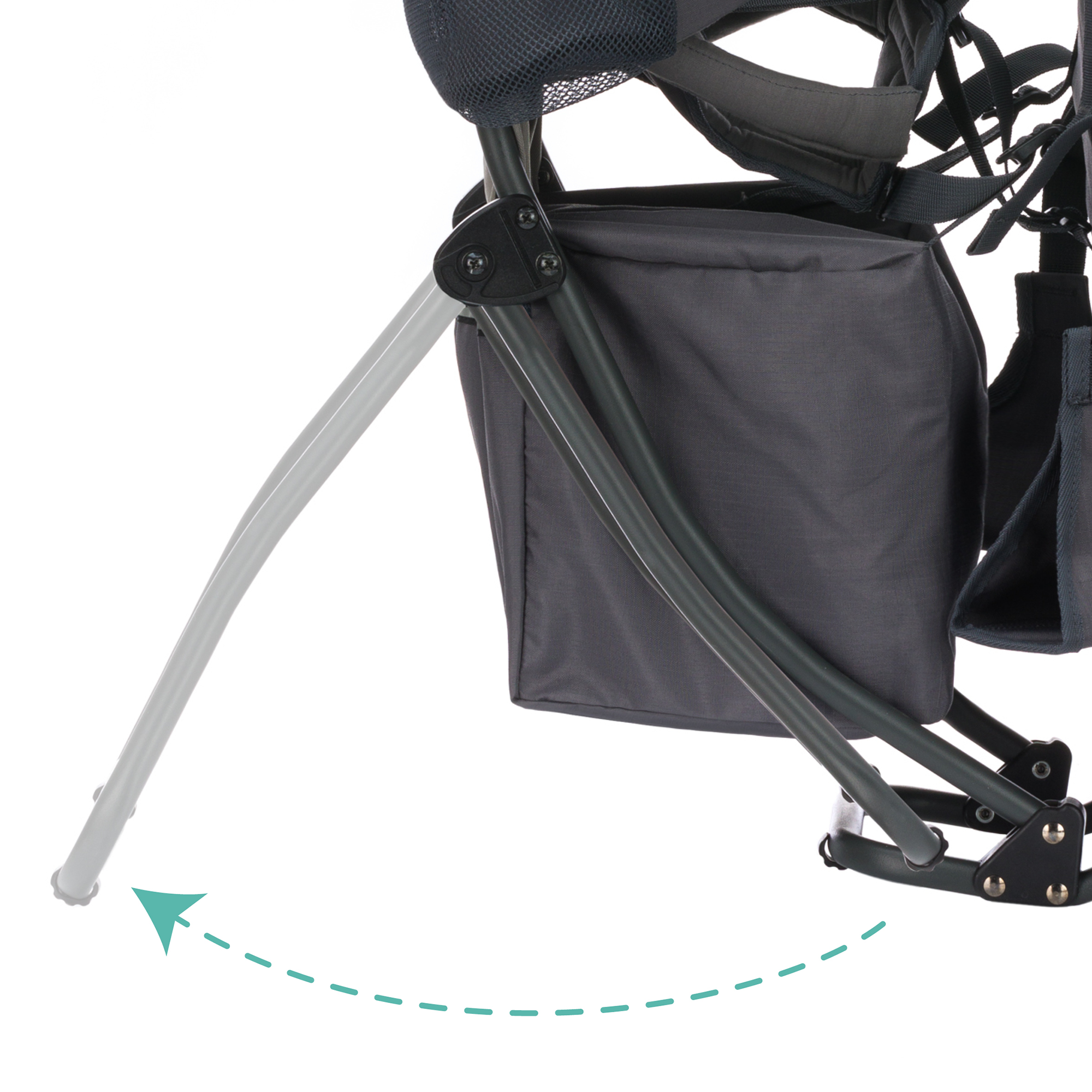 Rückentragen, fillikid, Grau – Produktansicht