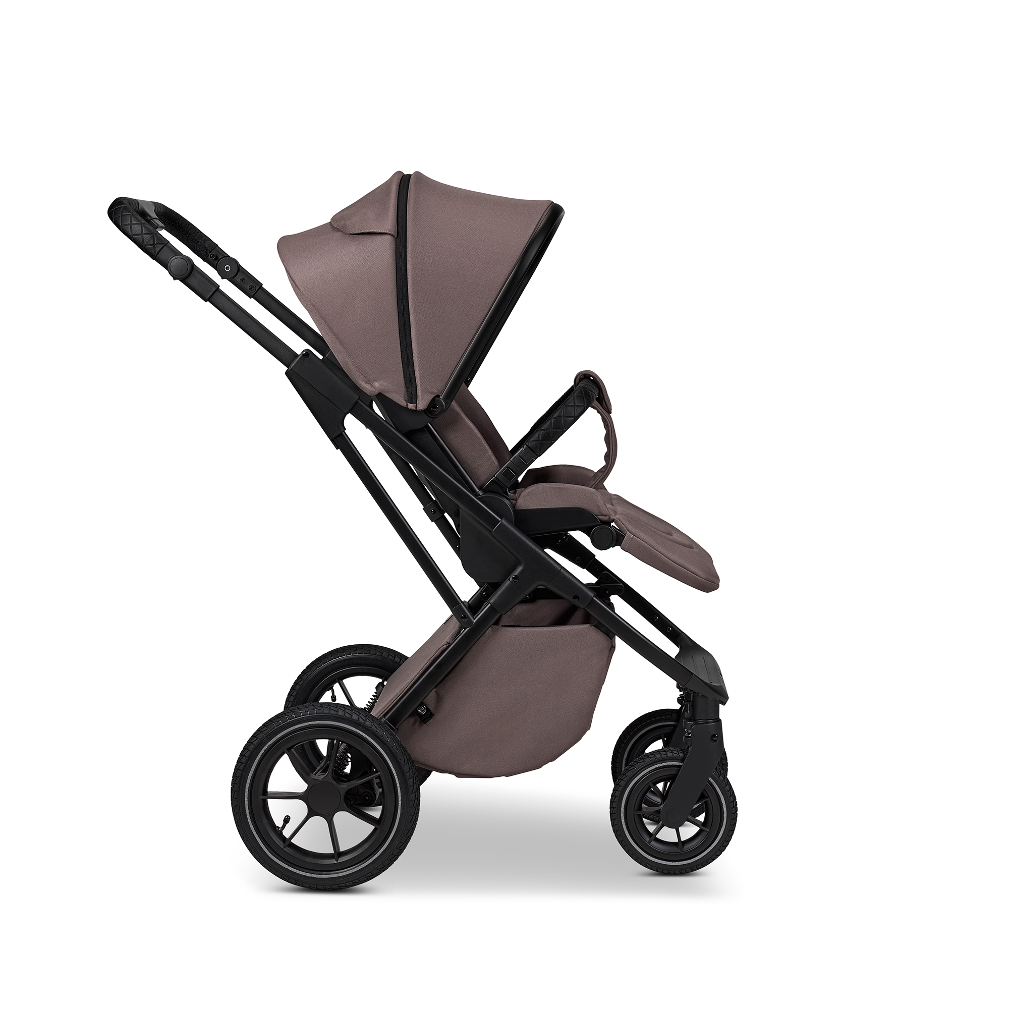 Kombi-Kinderwagen, MOON, Braun – Produktansicht