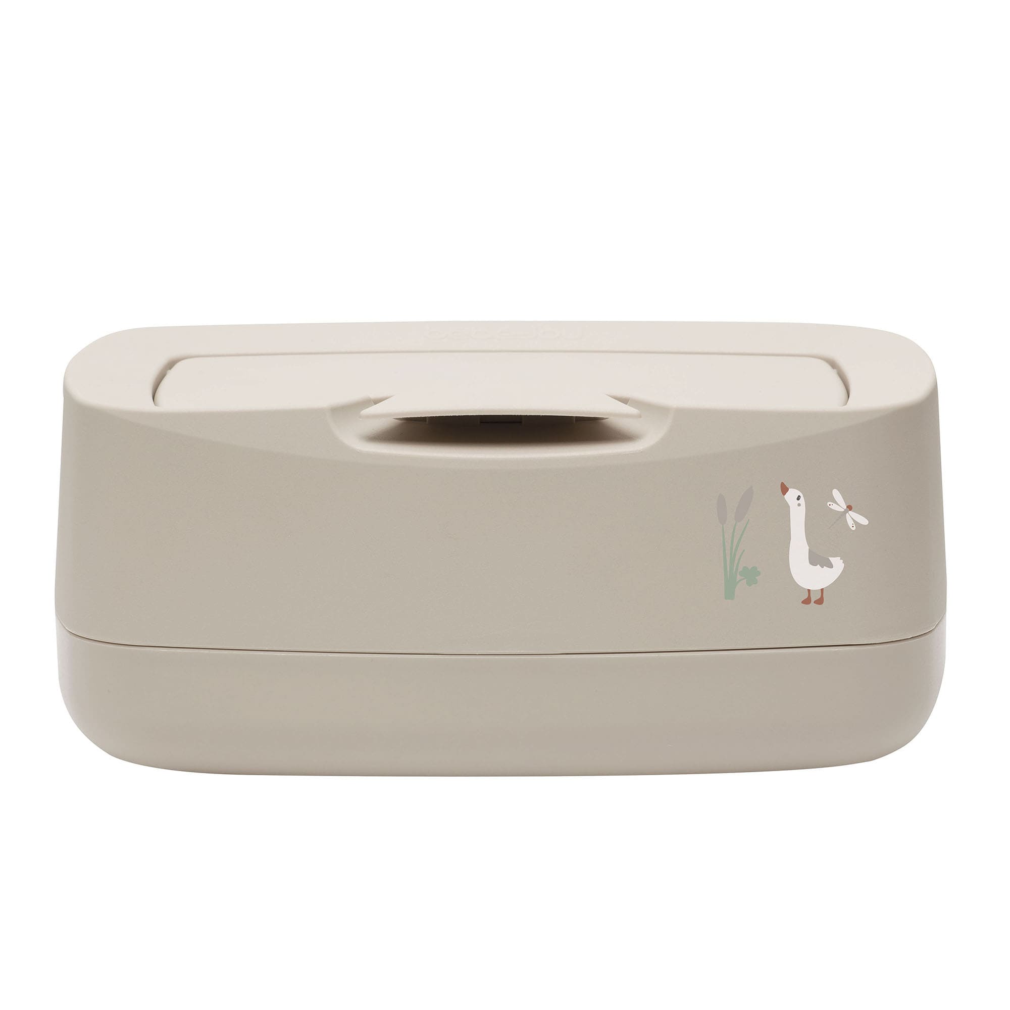 Feuchttücherboxen, bébé-jou, Beige – Besonderheit: leicht mit einer Hand zu öffnen