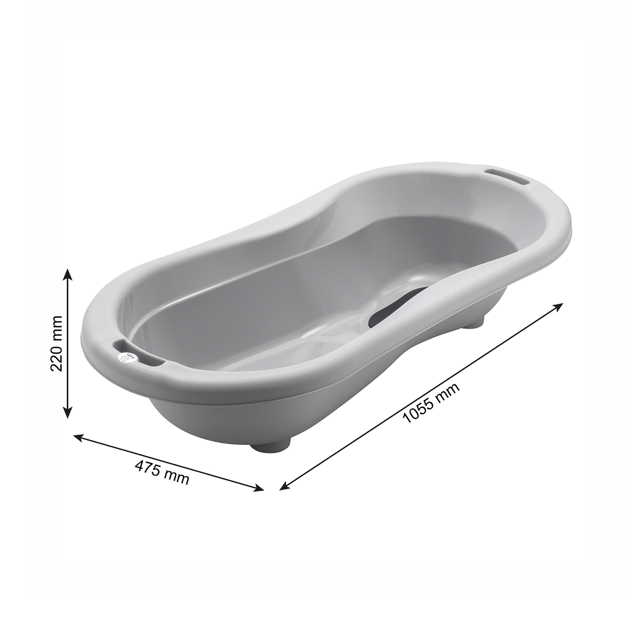 Badewannen, rotho Babydesign, Grau – Produktansicht