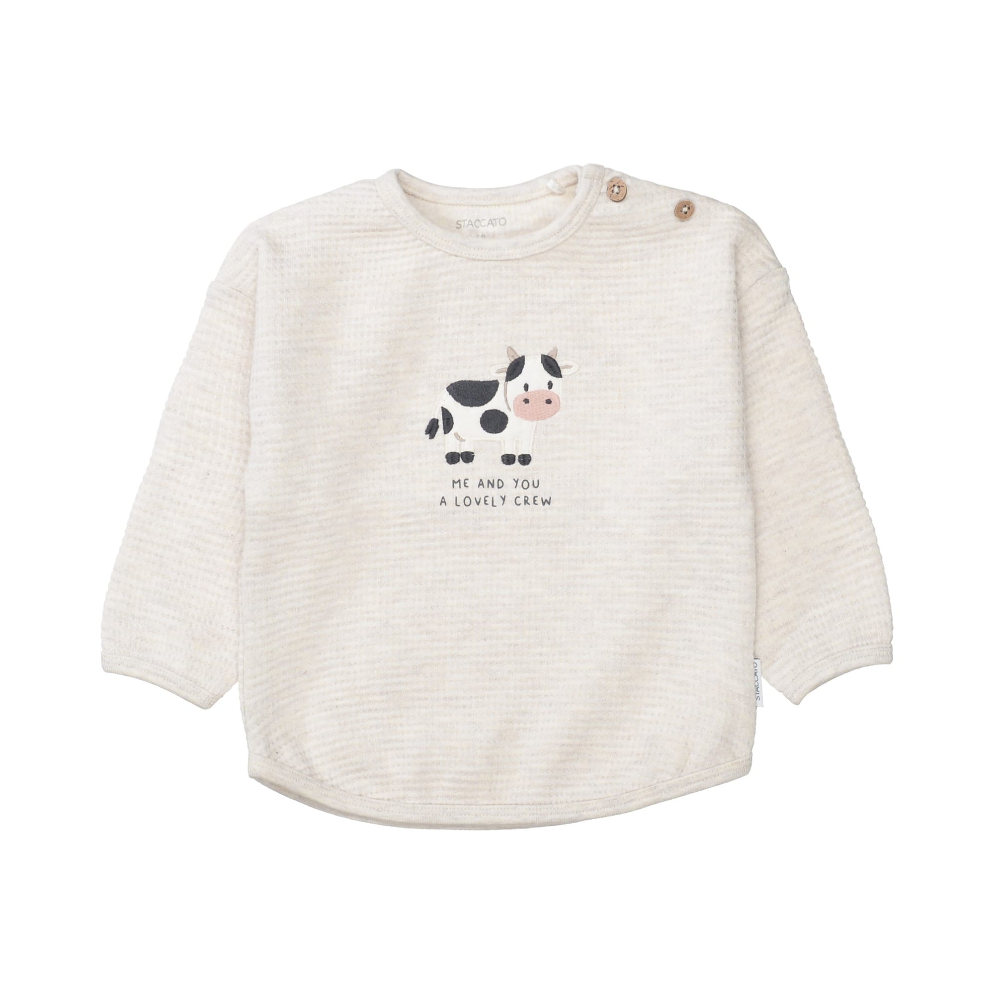 Langarmshirts, STACCATO, Beige – Produktansicht