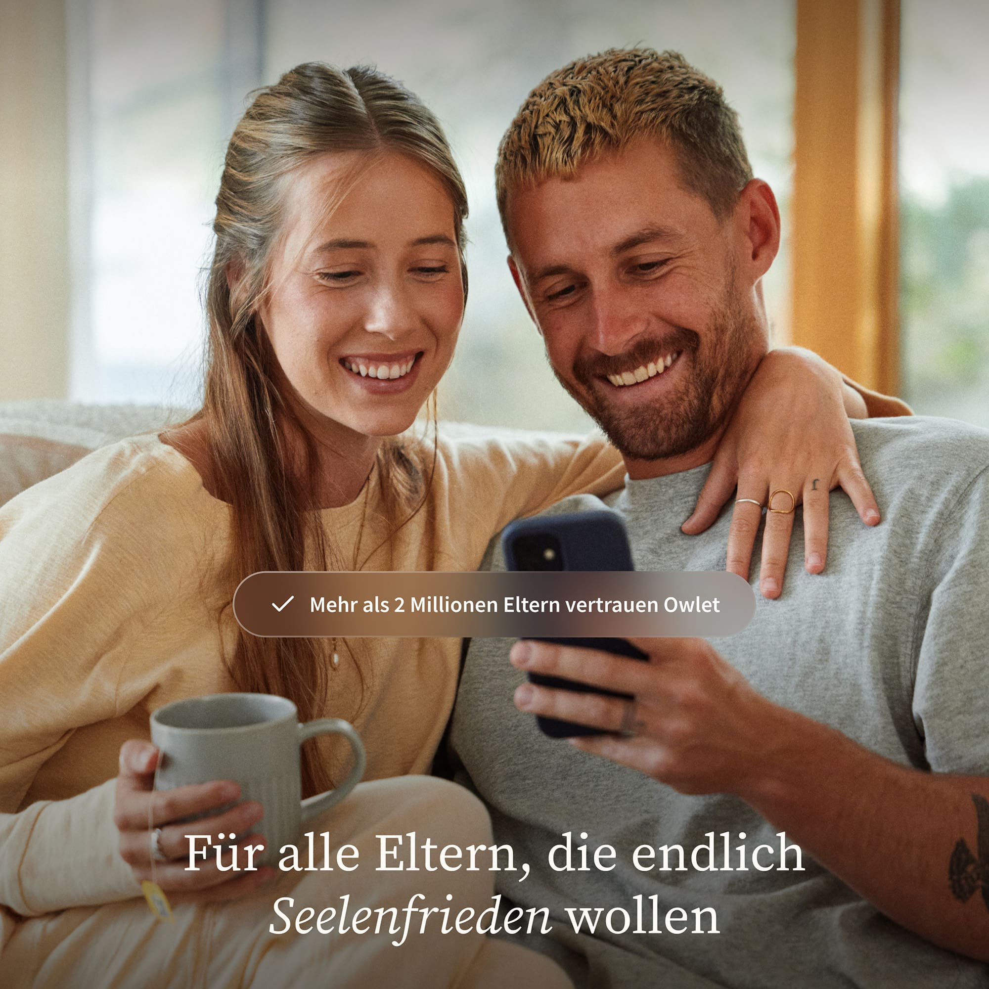 Video Babyphone, Owlet, Pink – Produktansicht