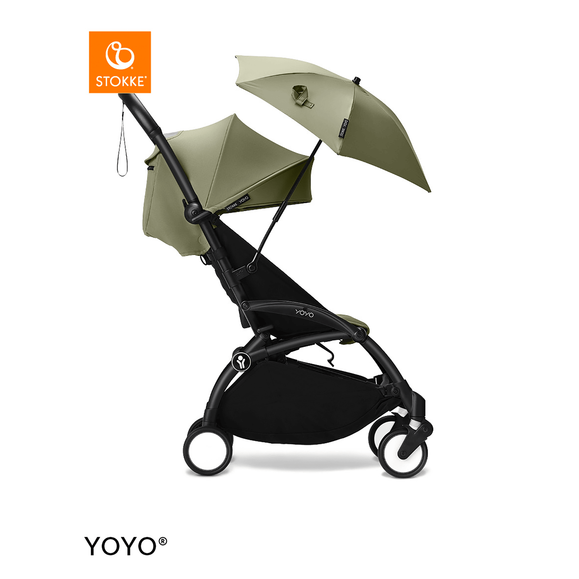 Sonnen- & Insektenschutz Kinderwagen, STOKKE, Grün