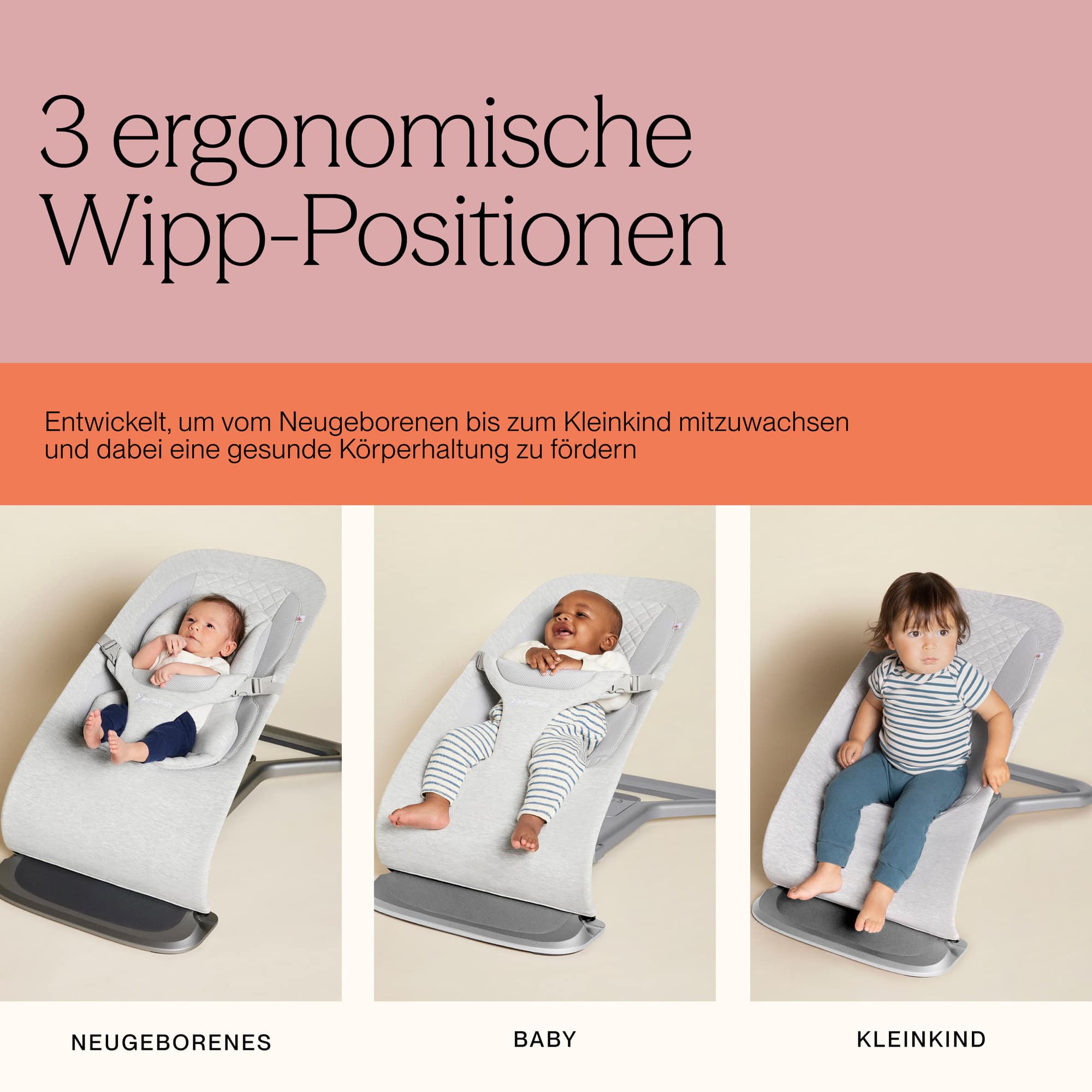 Wippen, ERGObaby, Beige – Produktansicht