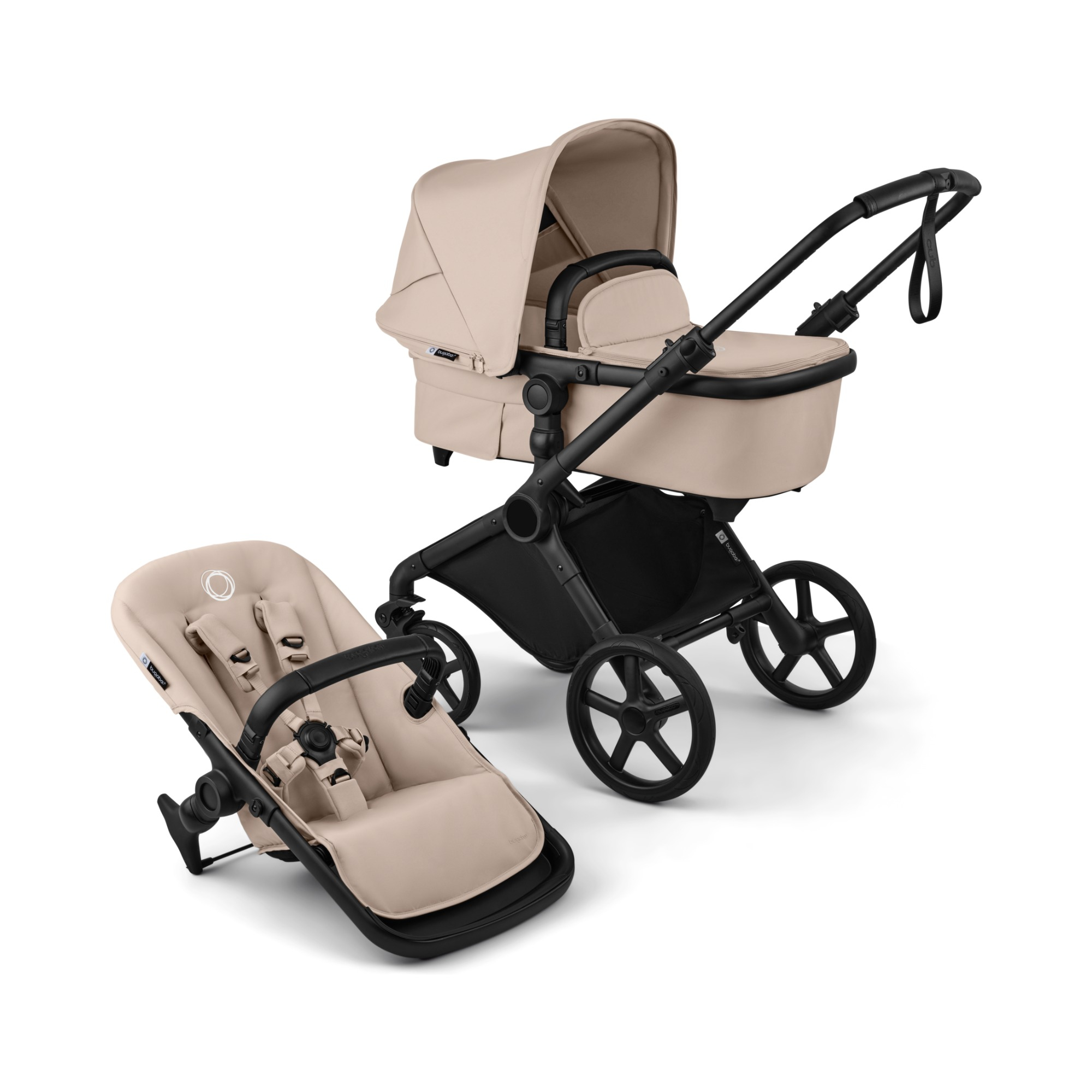 Kombi-Kinderwagen, bugaboo, Beige – Produktansicht