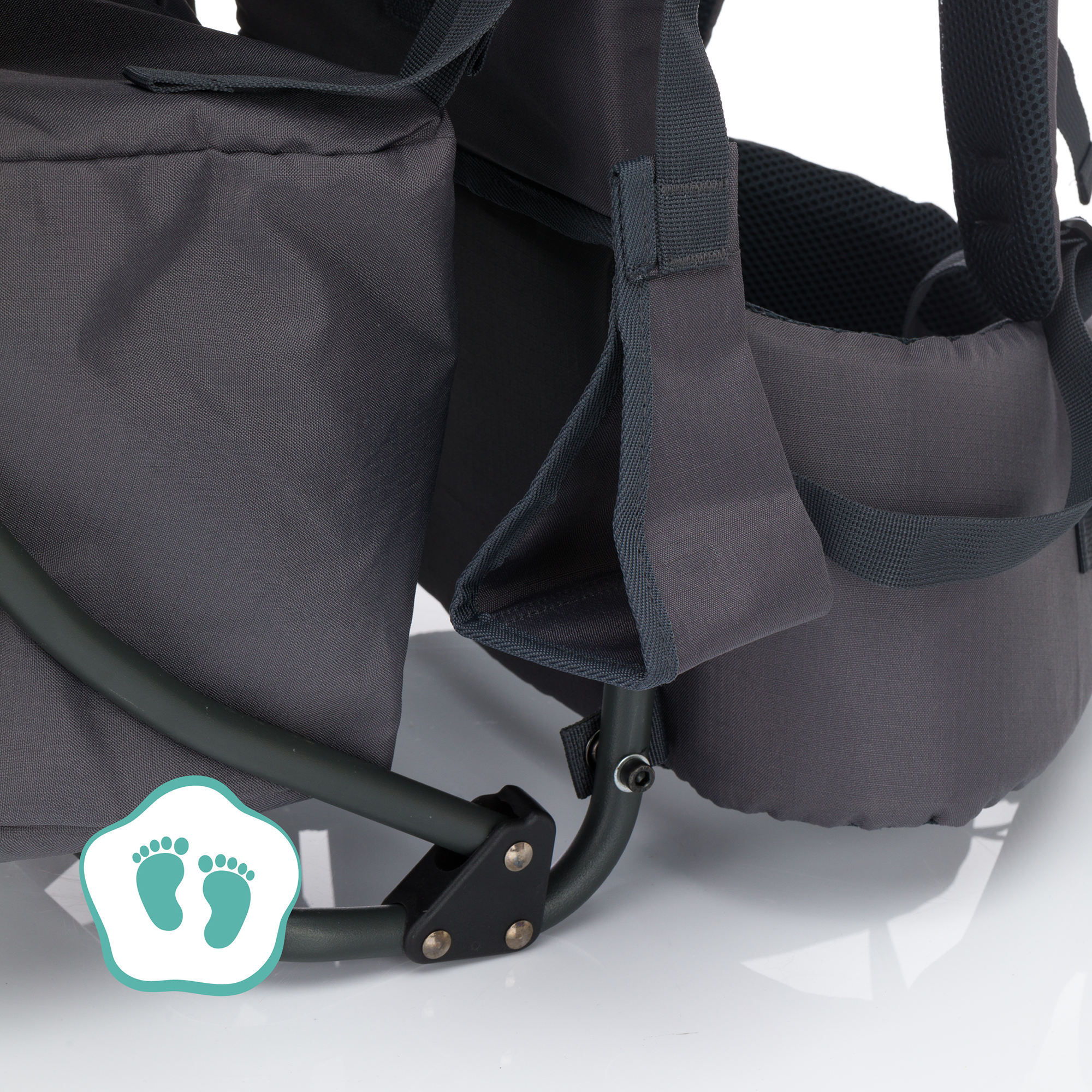 Rückentragen, fillikid, Grau – Produktansicht