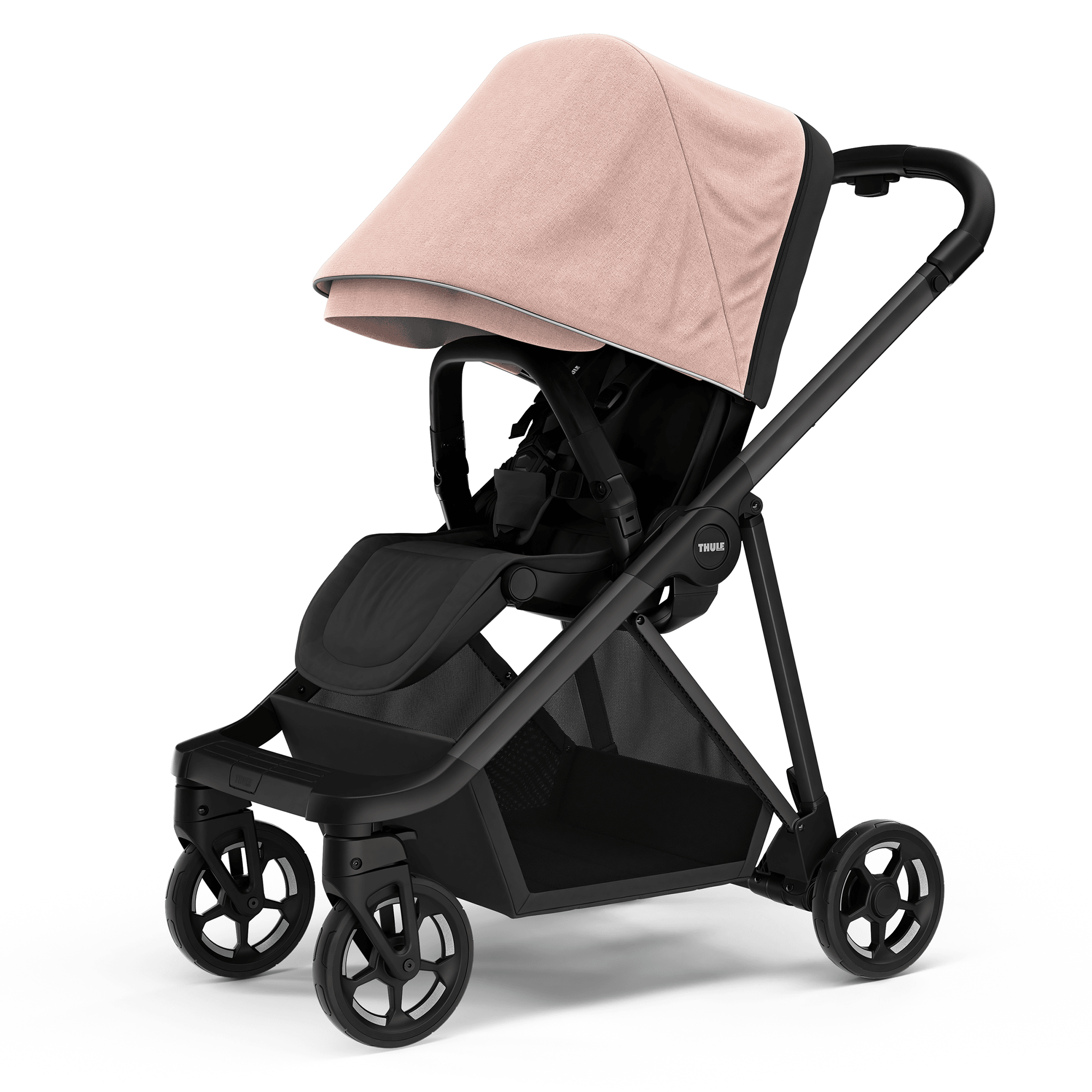 THULE, Pink – Besonderheit: kompakter, komfortabler City-Buggy für Kinder bis 22 kg