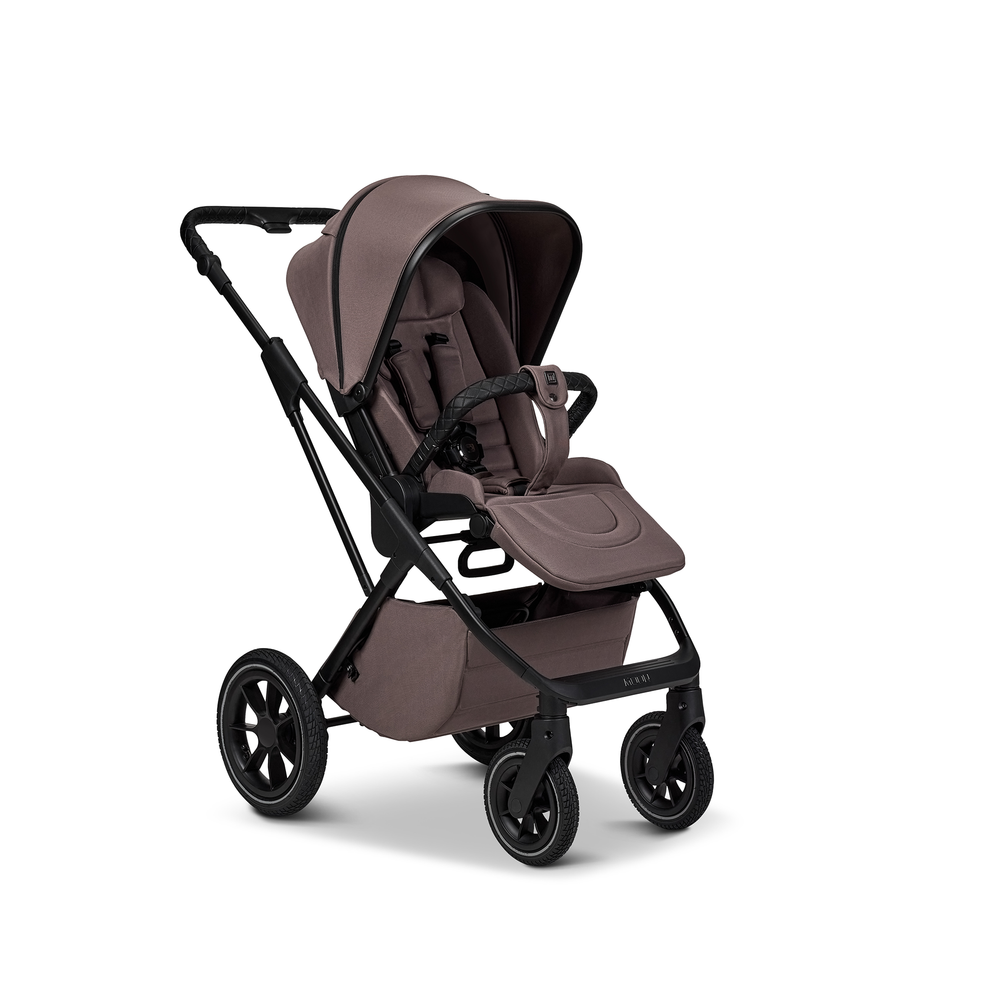 Kombi-Kinderwagen, MOON, Braun – Produktansicht