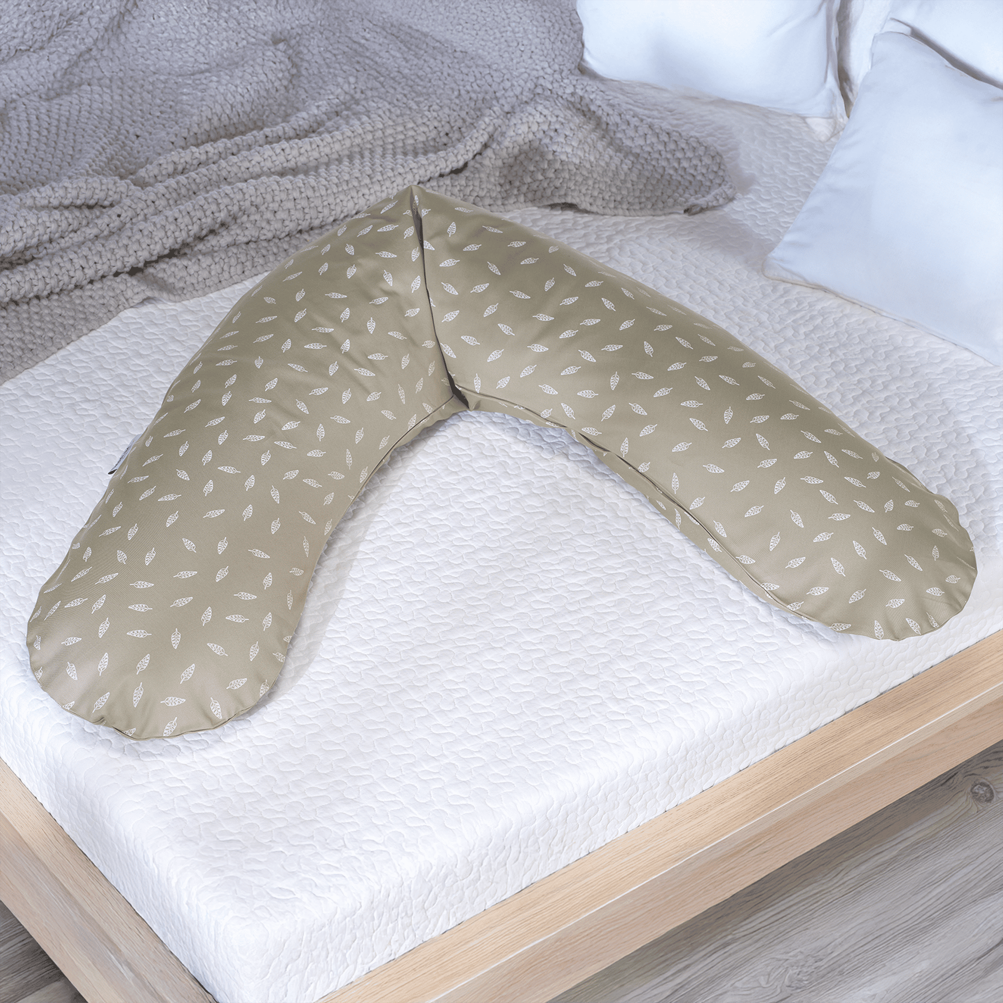 Stillkissen Original Blättertanz THERALINE Taupe 2000577809608 2