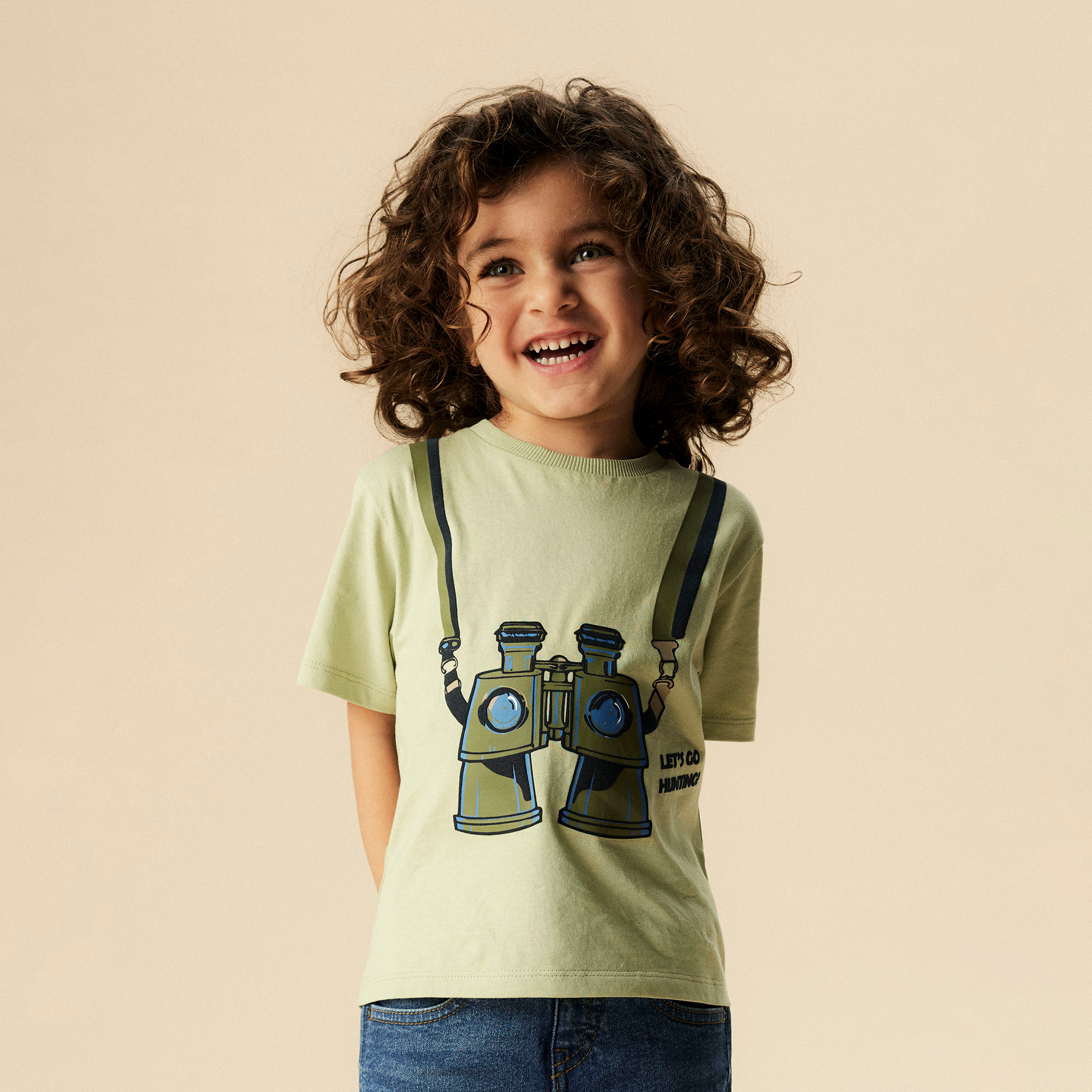 Kurzarmshirts, name it, Grün – Besonderheit: aus 100% Baumwolle