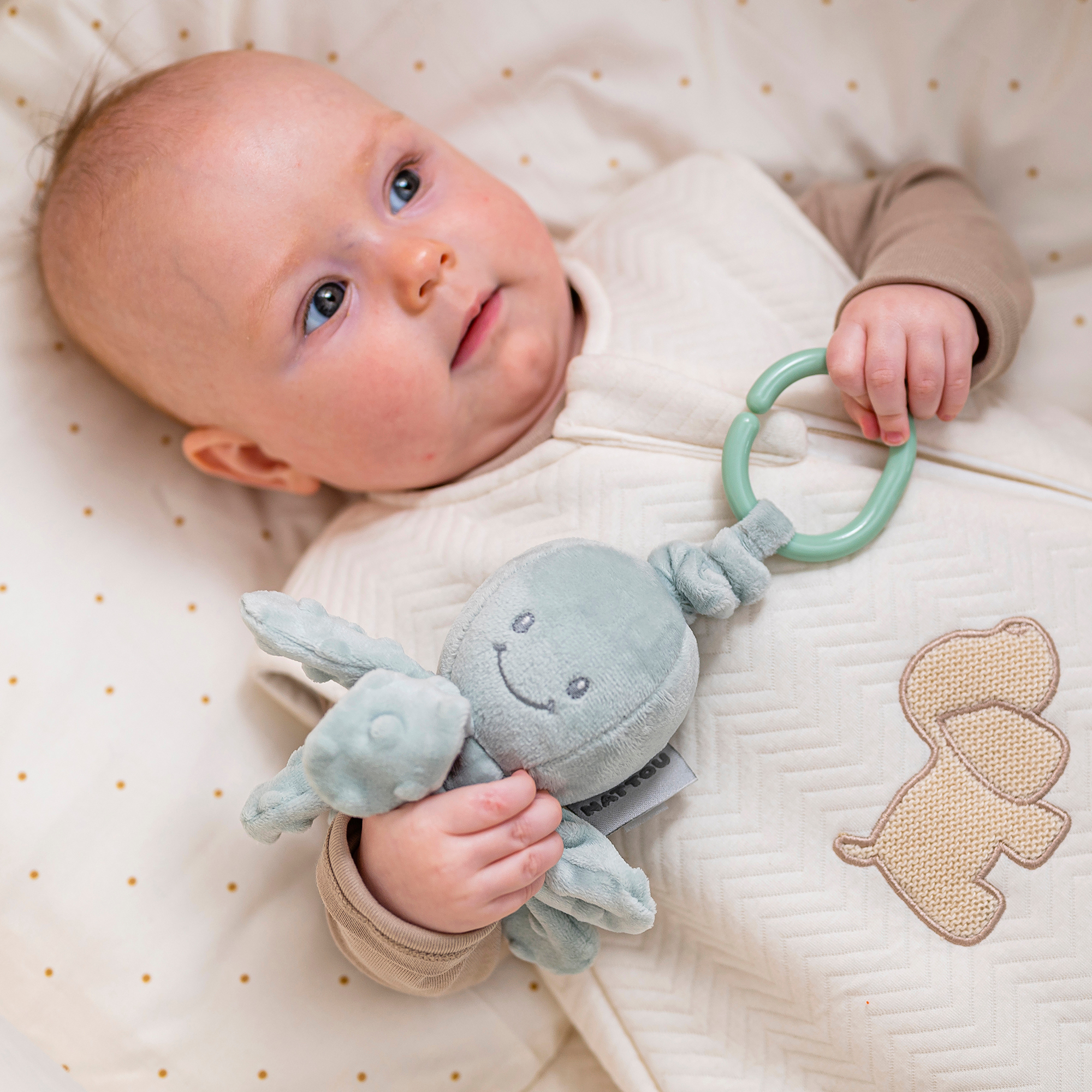 Kuscheltiere, Nattou, Grün – Produktansicht