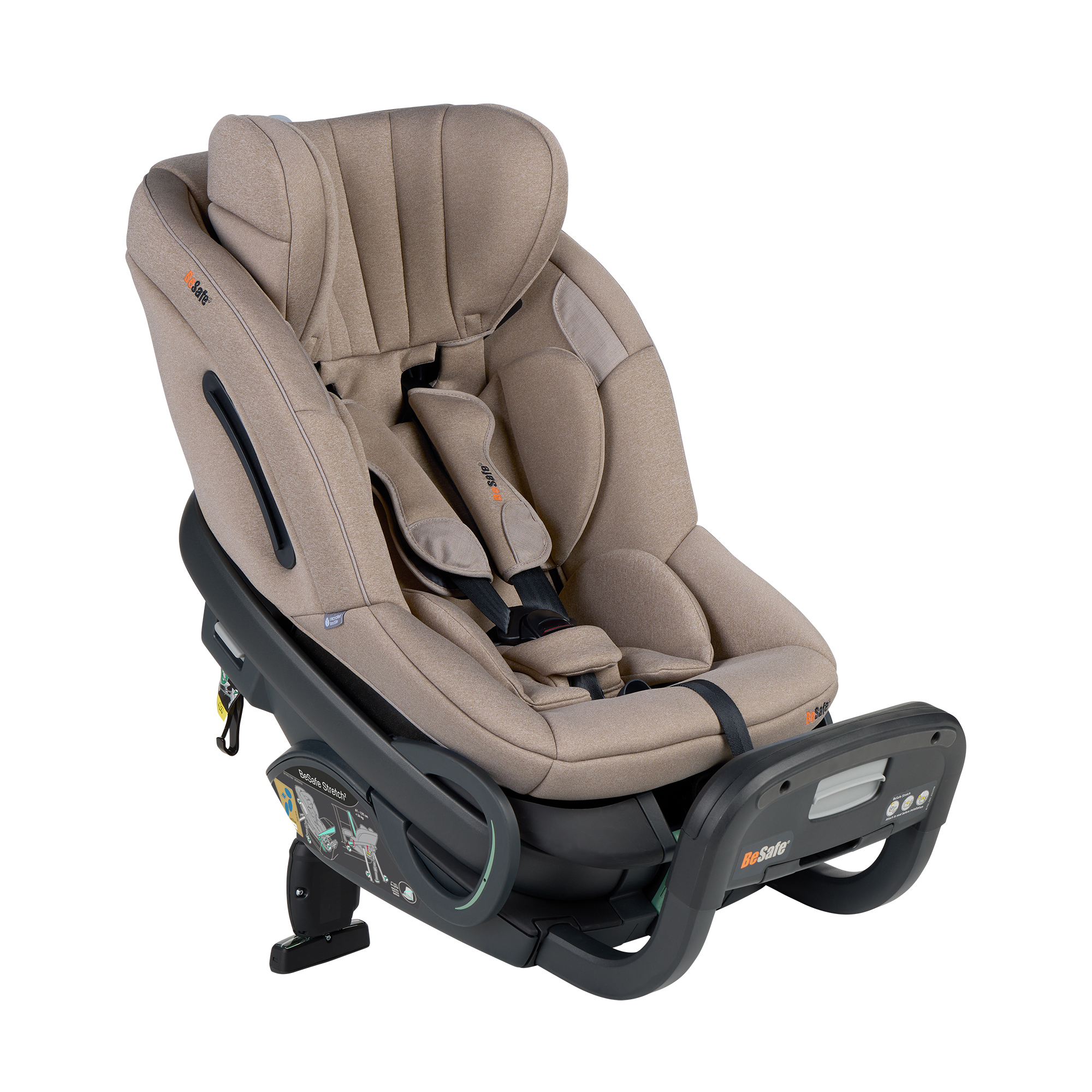 Kindersitze 9-36 kg, Gruppe 1/2/3, BeSafe, Beige – Produktansicht