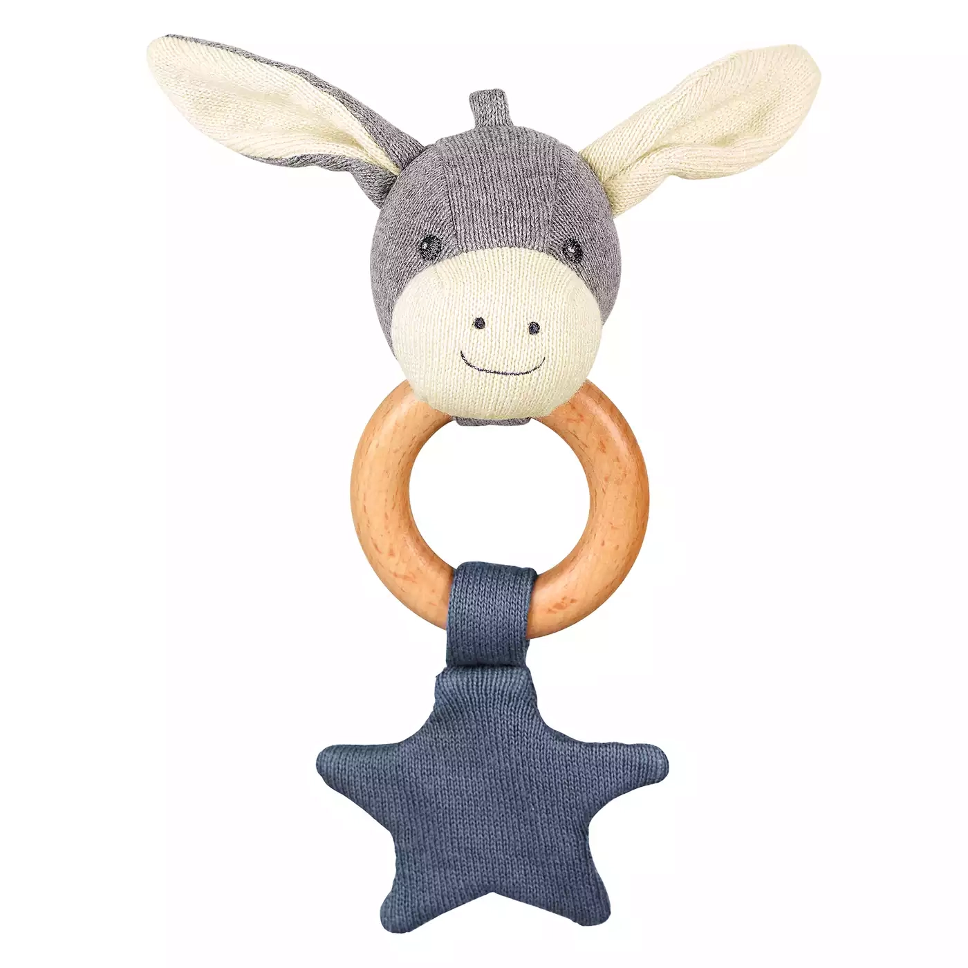 GOTS Strick-Spielfigur Emmi Sterntaler Grau 2000581979106 3