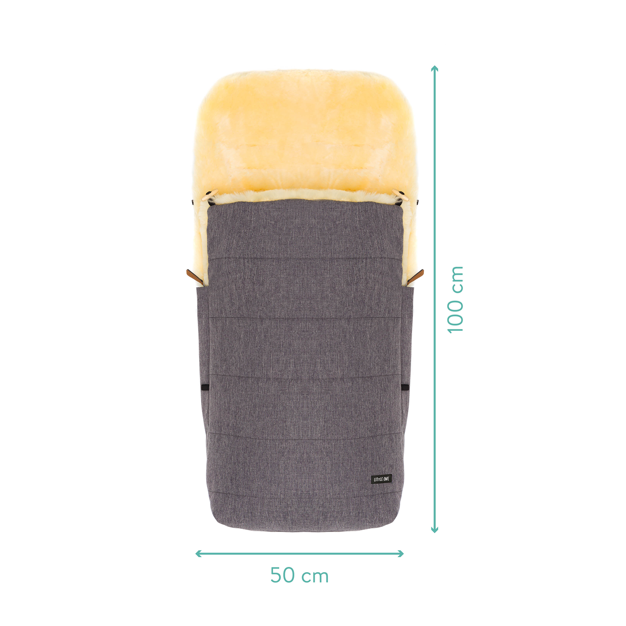 Fußsäcke & Decken, LITTLE ONE, Grau – Produktansicht