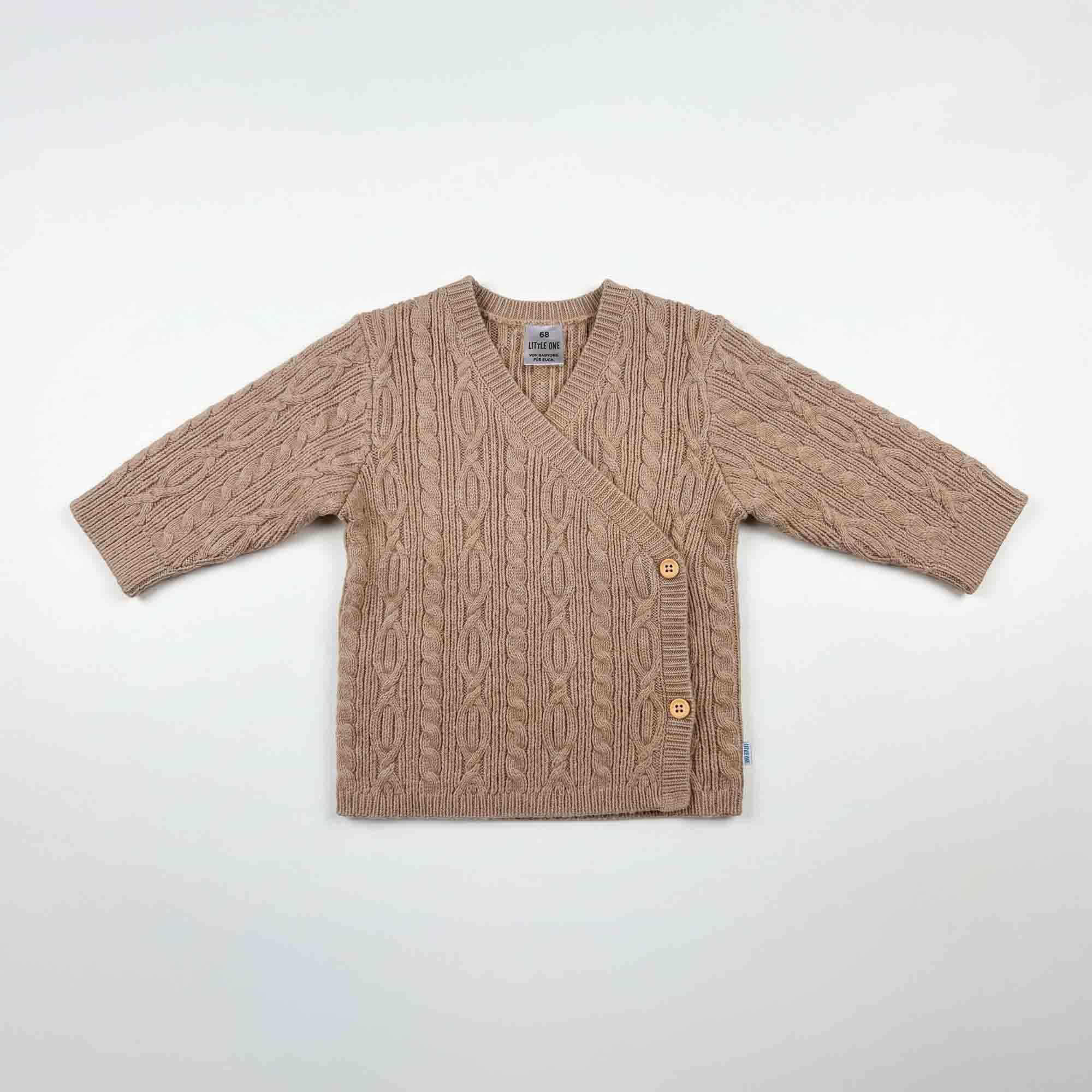 Wickelshirt, LITTLE ONE, Beige – Besonderheit: geprüft nach Oeko-Tex Standard 100 (08.0.60350 HOHENSTEIN HTTI)