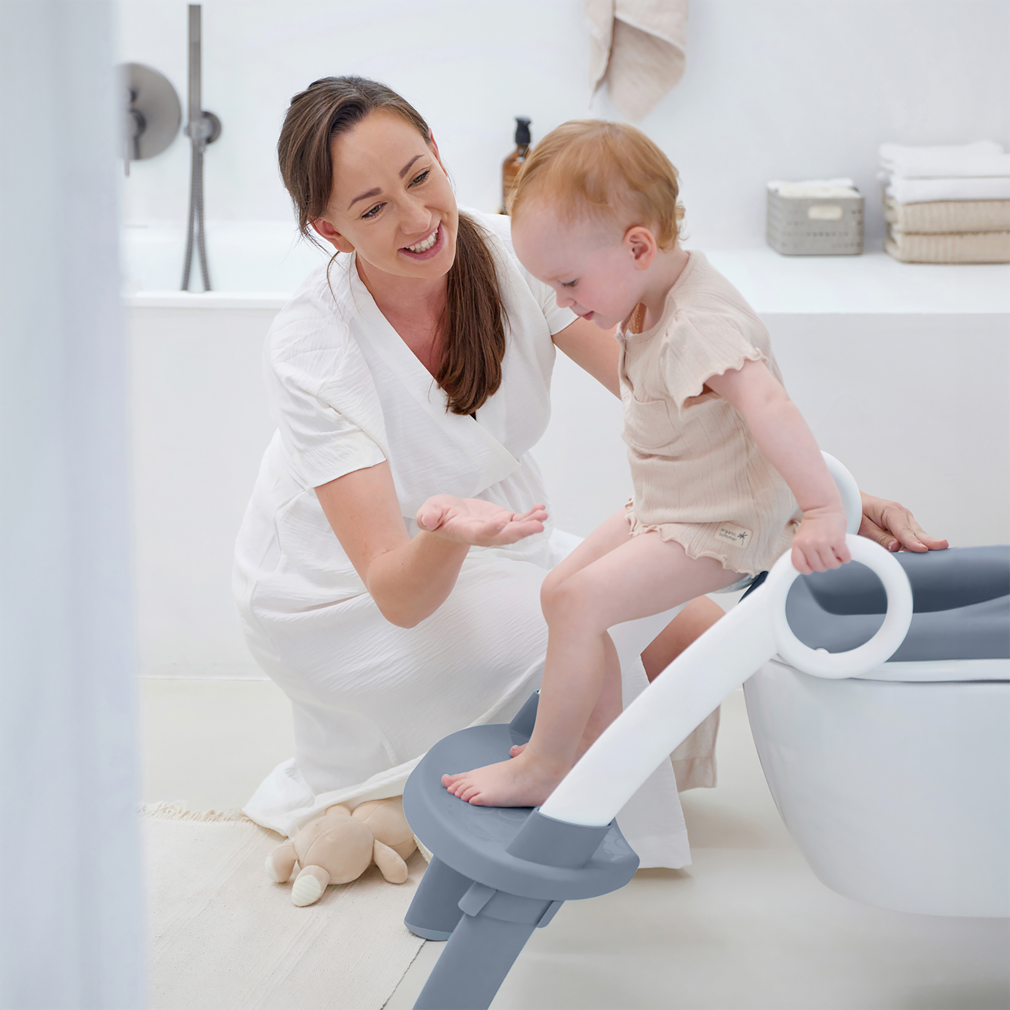 Toilettensitze, rotho Babydesign, Blau – Produktansicht