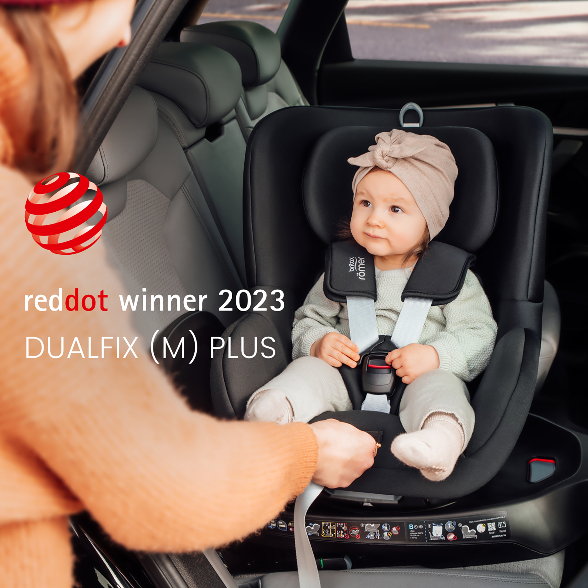 Reboarder 0-18 kg, Gruppe 0+/1, Britax Römer, Schwarz – Produktansicht