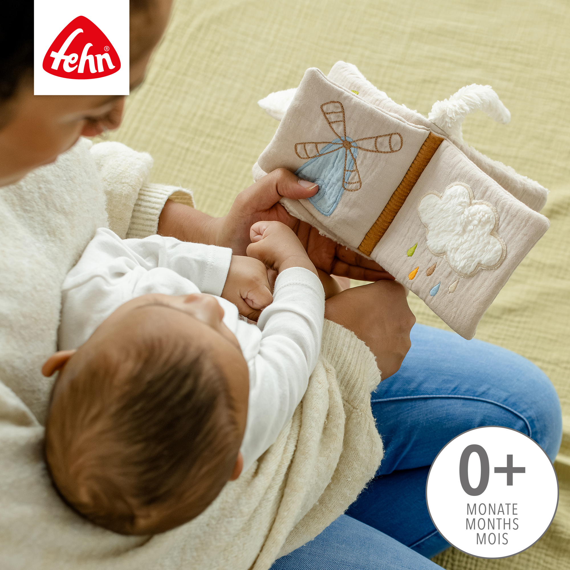 Stoffbücher, fehn, Weiß – Produktansicht