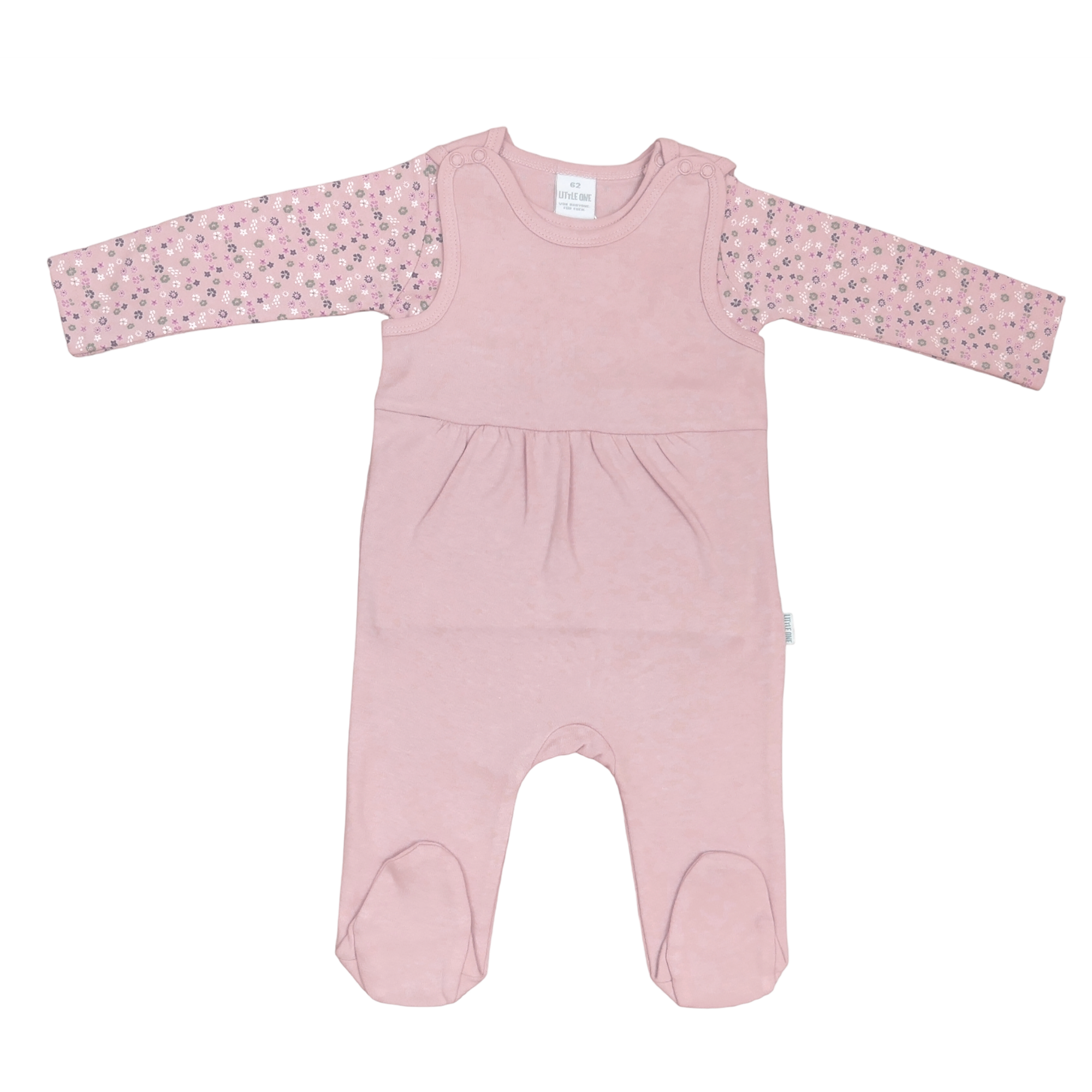 Strampler-Set Blümchen LITTLE ONE Rosa M2000585026608 1