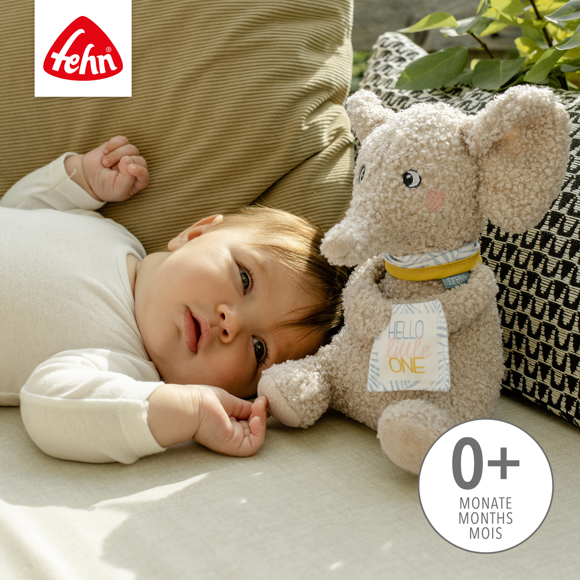 Kuscheltiere, fehn, Grau – Produktansicht