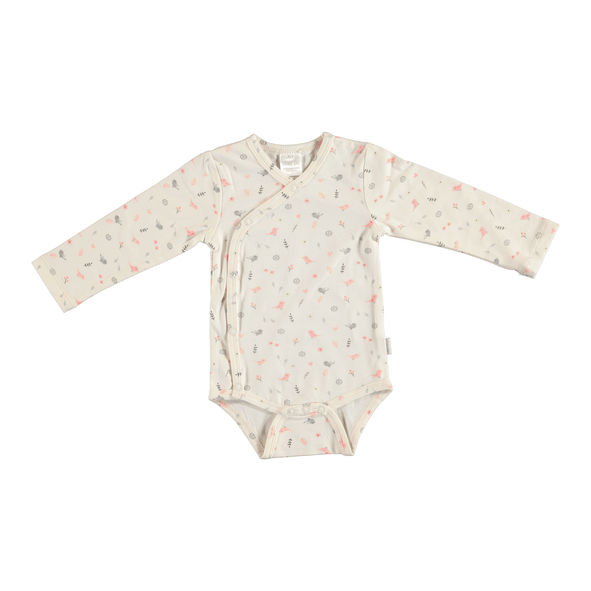Wickelbody Vögelchen LITTLE ONE Weiß M2000587730503 1