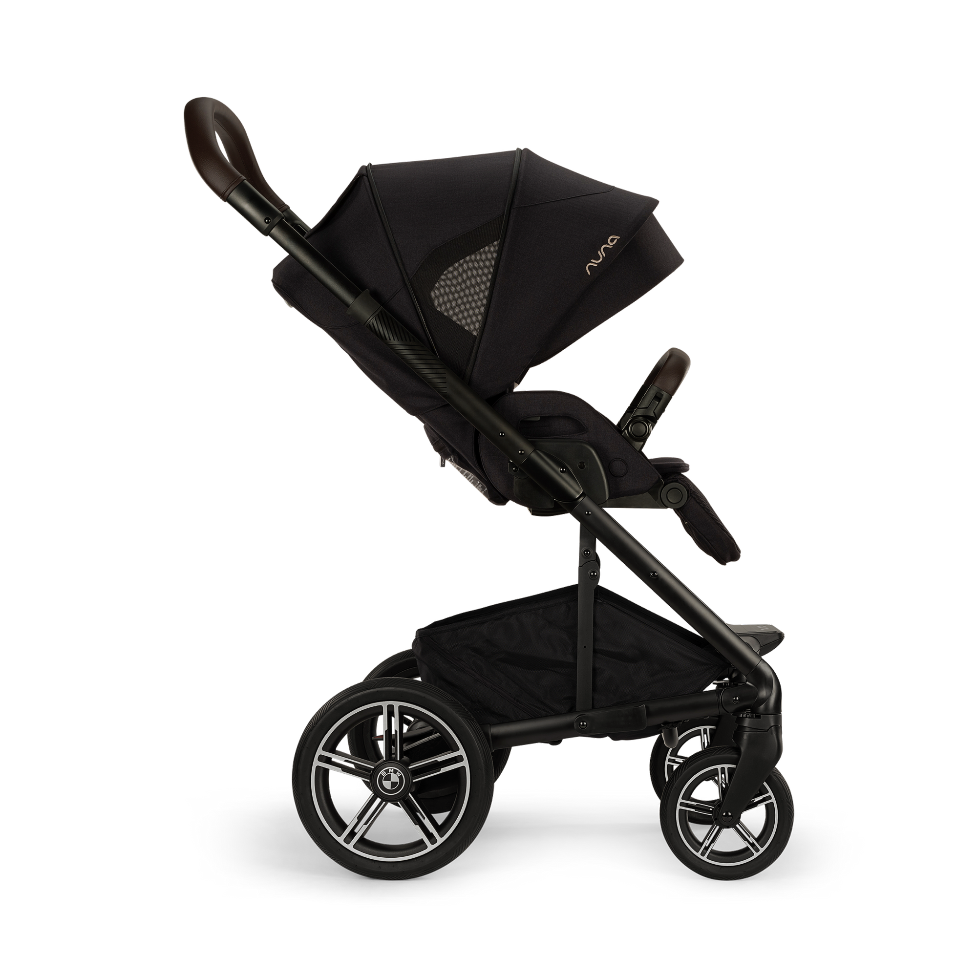 Kombi-Kinderwagen, nuna, Schwarz – Produktansicht