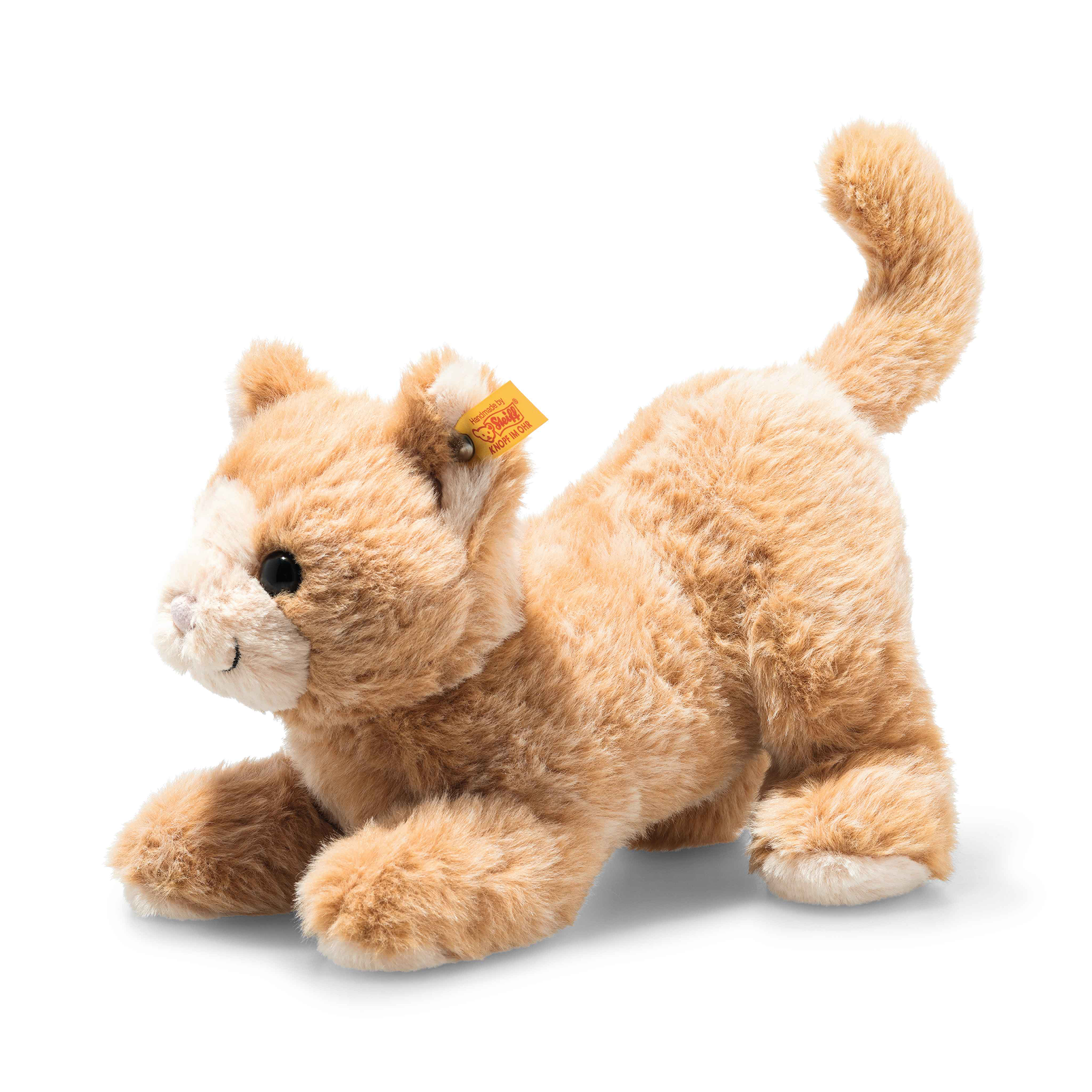 Kuscheltiere Katzen, Steiff, Orange – Besonderheit: Katze zum Kuscheln und Spielen