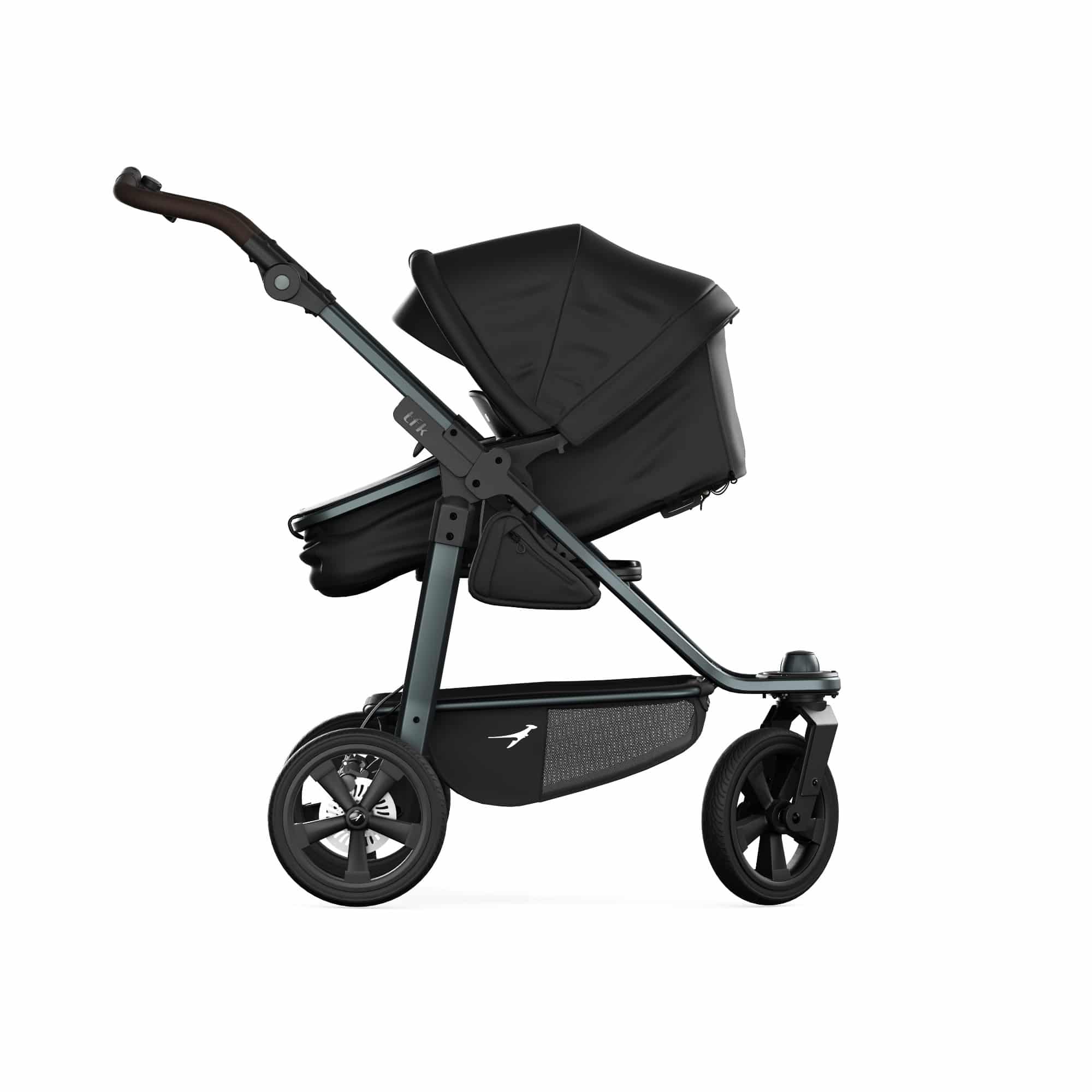 Kombi-Kinderwagen, tfk, Schwarz – Produktansicht