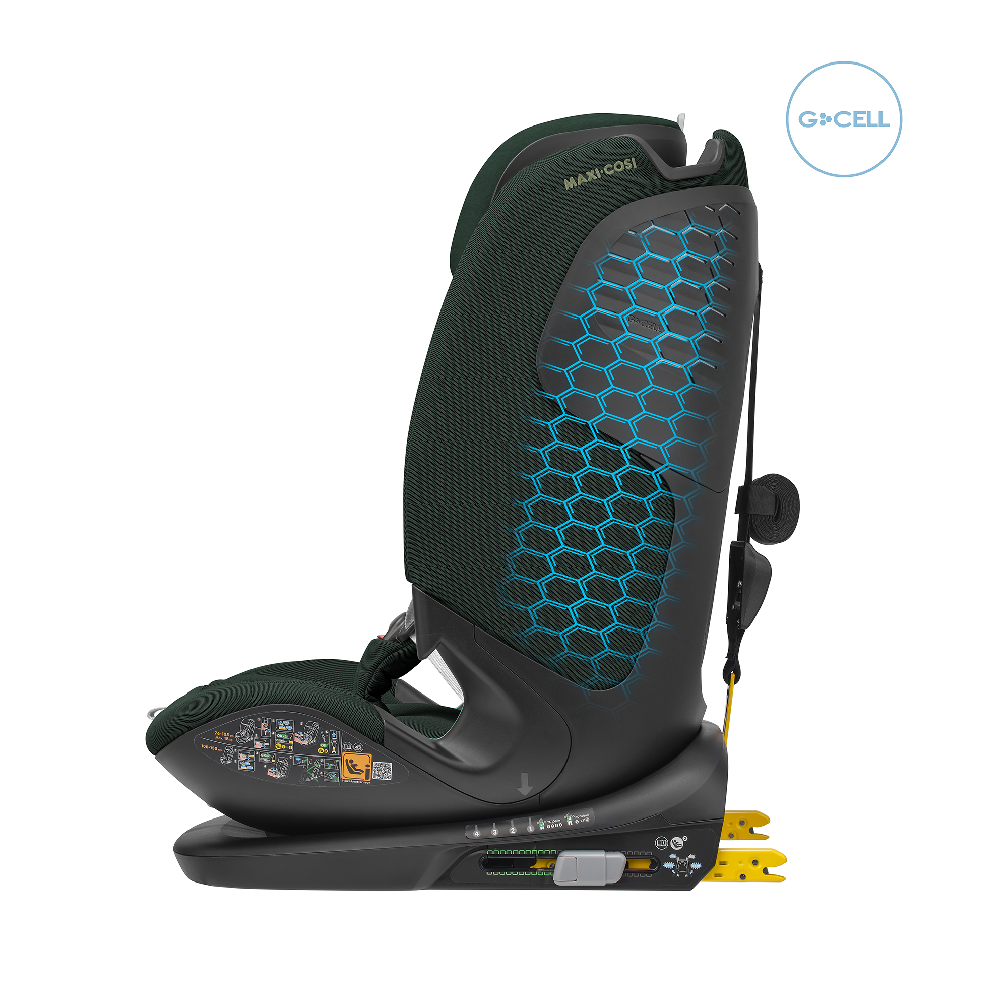 Kindersitze 9-36 kg, Gruppe 1/2/3, MAXI-COSI, Grün – Produktansicht