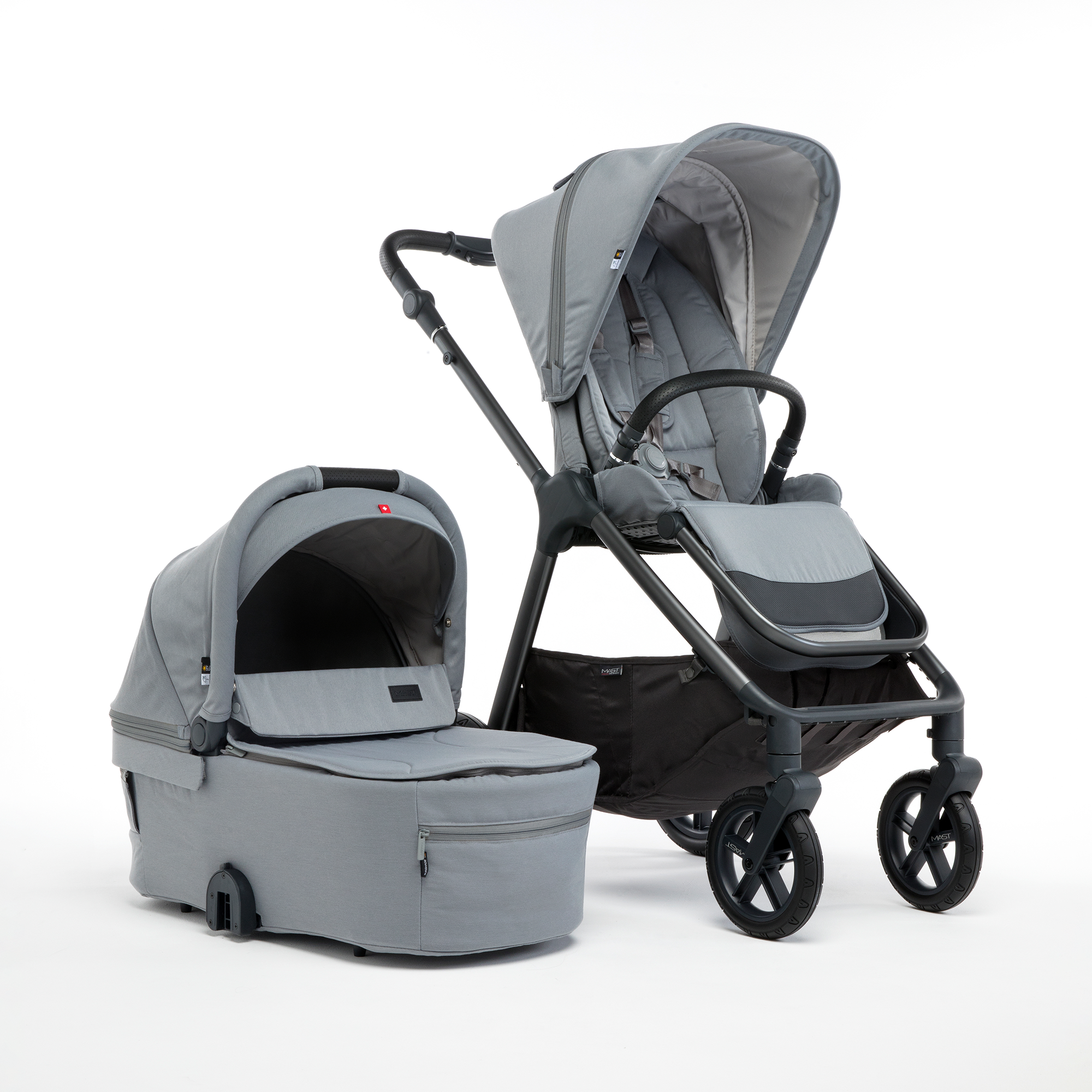 % SALE Kinderwagen, MAST, Grau – Produktansicht