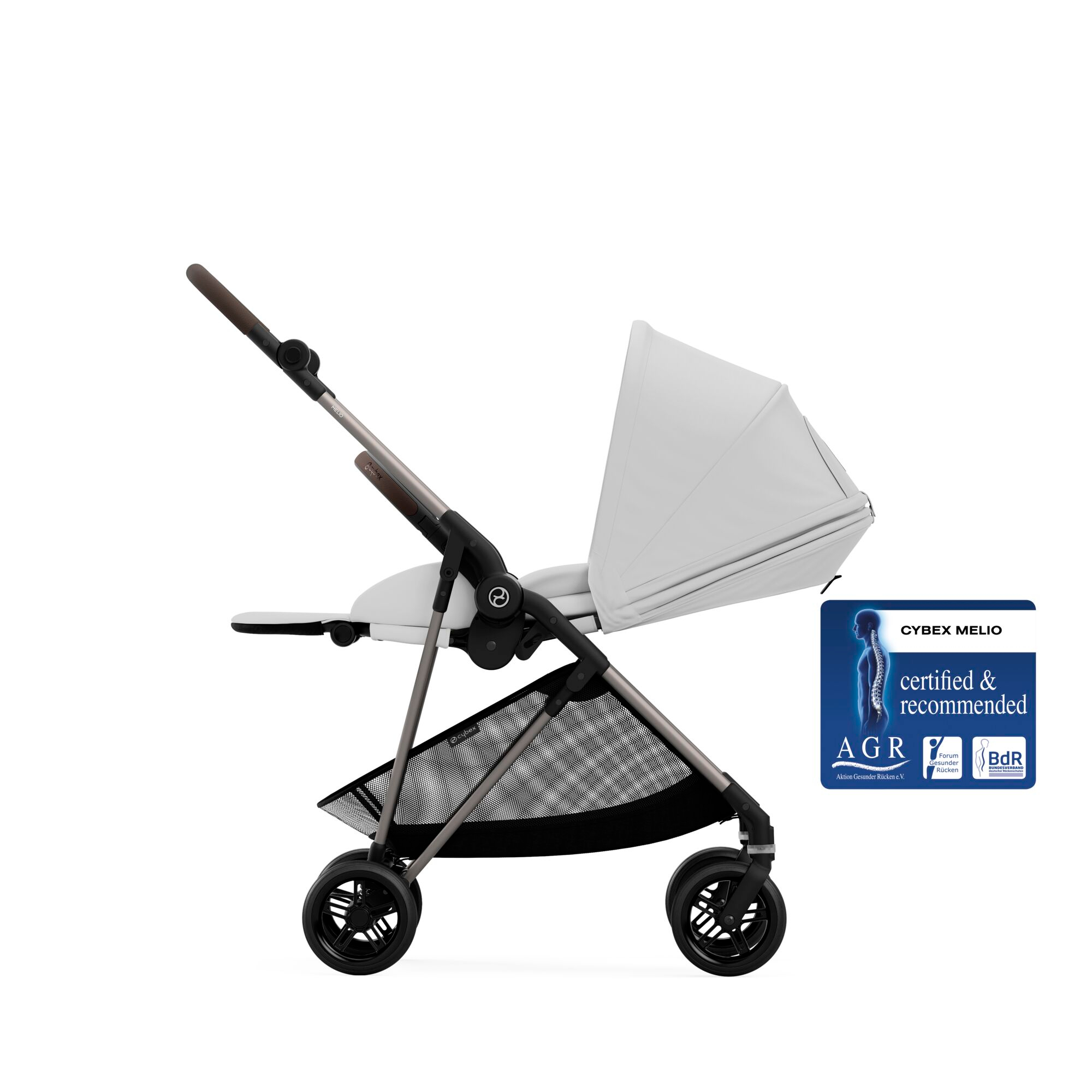 Kombi-Kinderwagen, cybex, Grau – Produktansicht