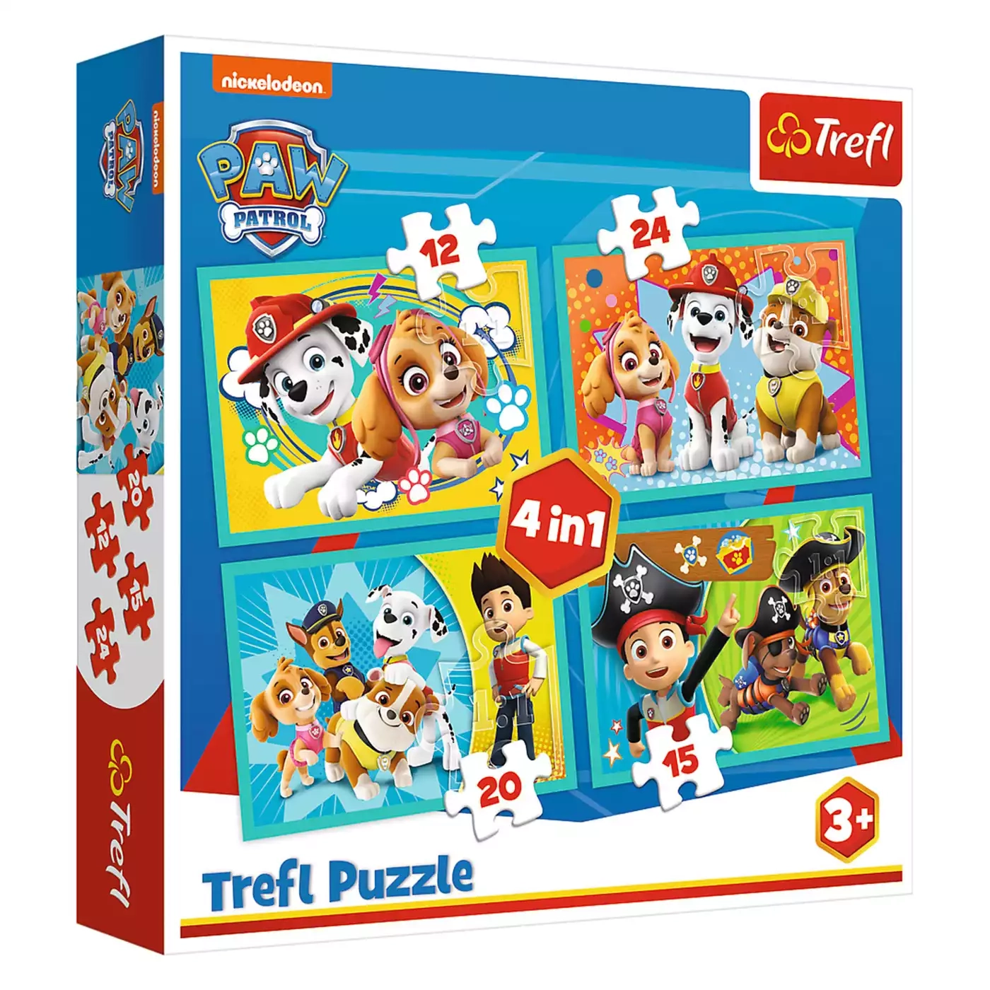 Puzzle, Trefl, Mehrfarbig – Besonderheit: 4 verschiedene Puzzle