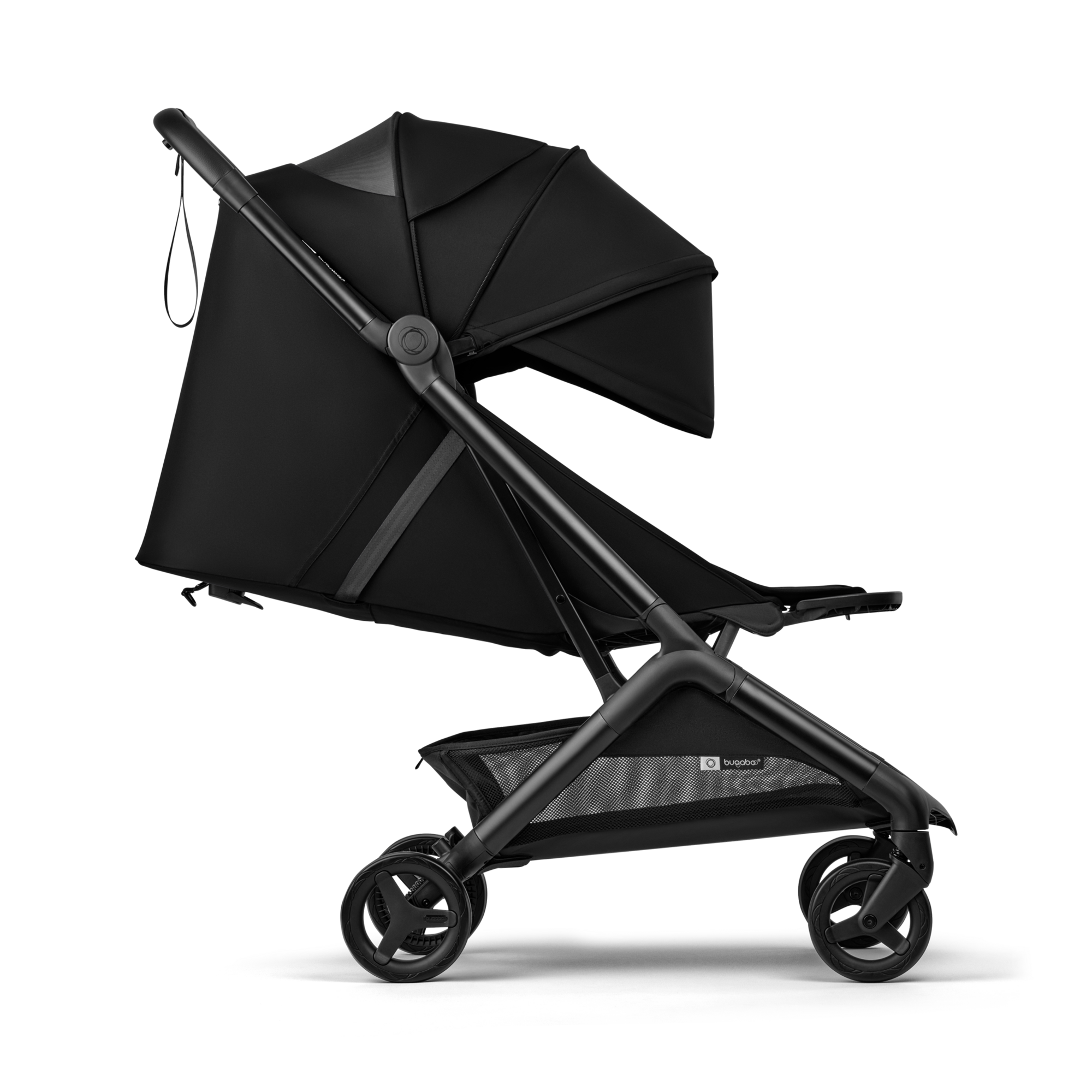 Reisebuggys, bugaboo, Schwarz – Besonderheit: ultrakompakter, superkomfortabler Buggy von Bugaboo