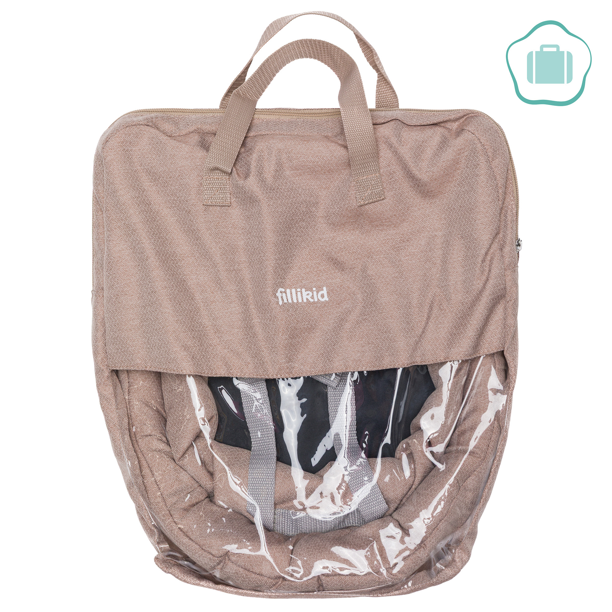 Reisehochstühle, fillikid, Beige – Produktansicht