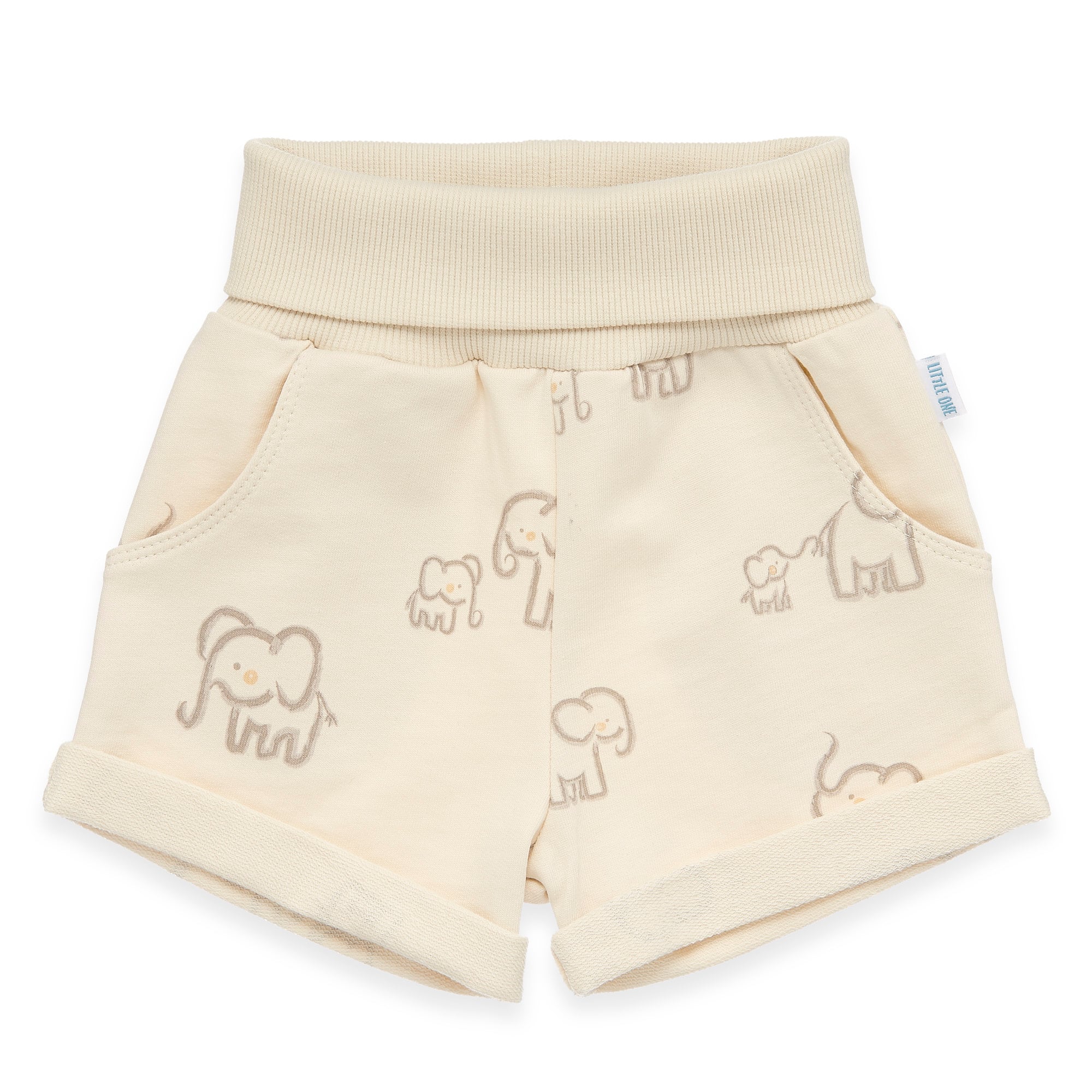 Kurze Hosen, LITTLE ONE, Beige – Besonderheit: aus 100% Baumwolle