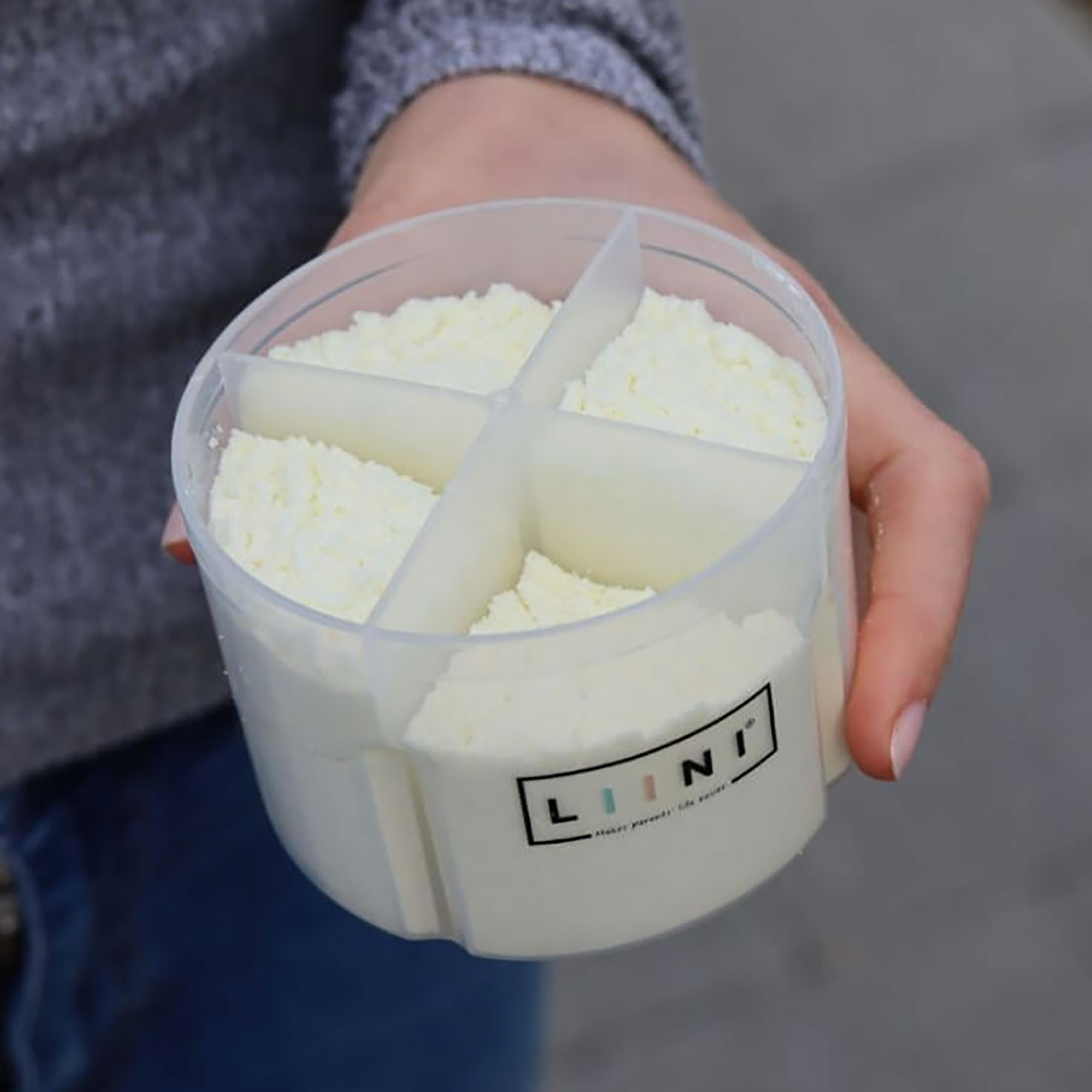 Milchpulver Portionierer, LIINI, Beige – Produktansicht