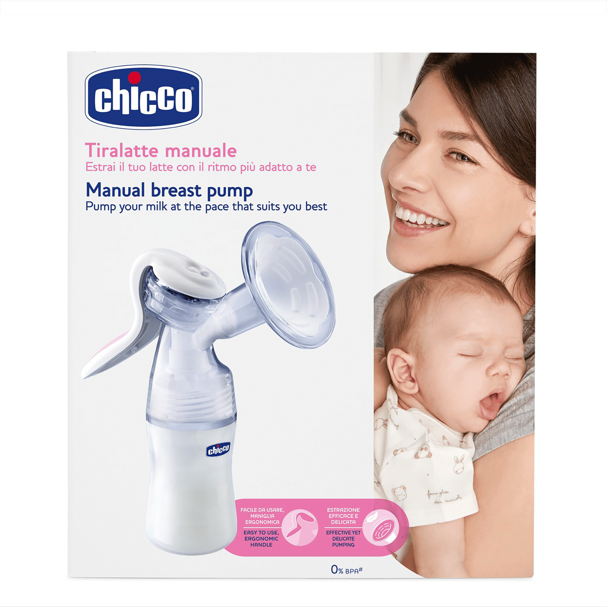Milchpumpe Natural Feeding mit Fläschchen chicco Transparent 2000562145001 2