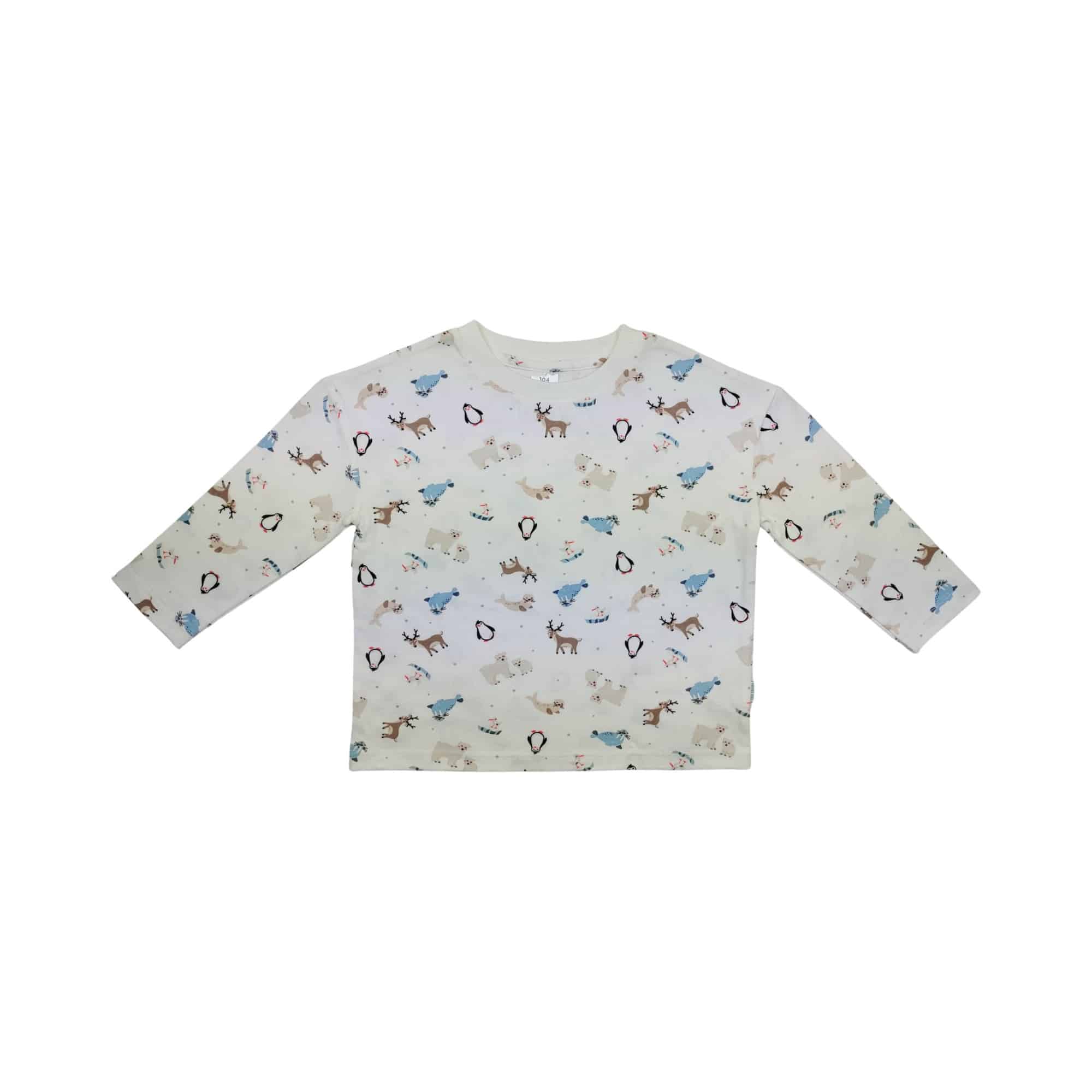 Langarmshirts, LITTLE ONE, Weiß – Besonderheit: aus 95% Baumwolle