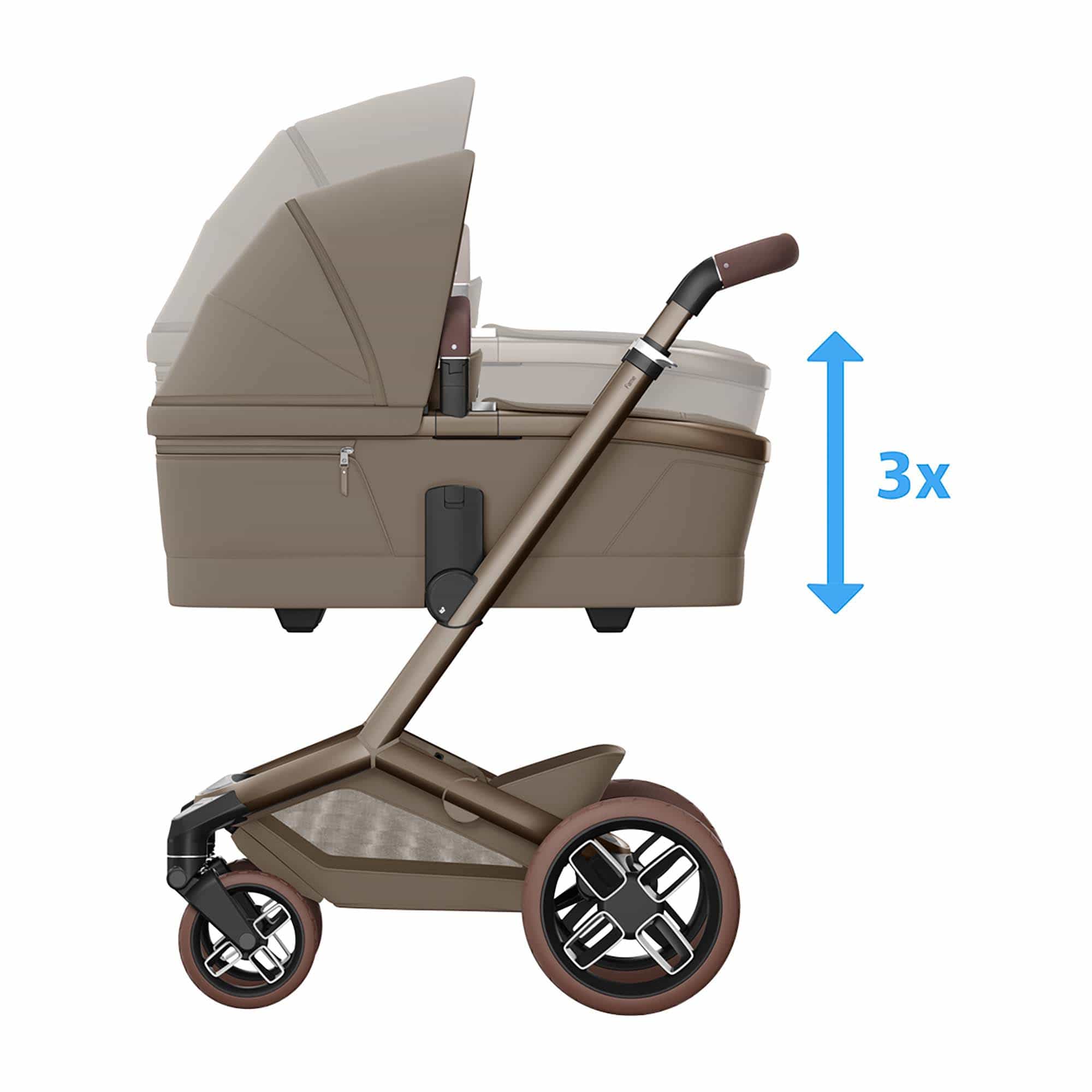 Tragewannen, MAXI-COSI Premium, Braun – Produktansicht